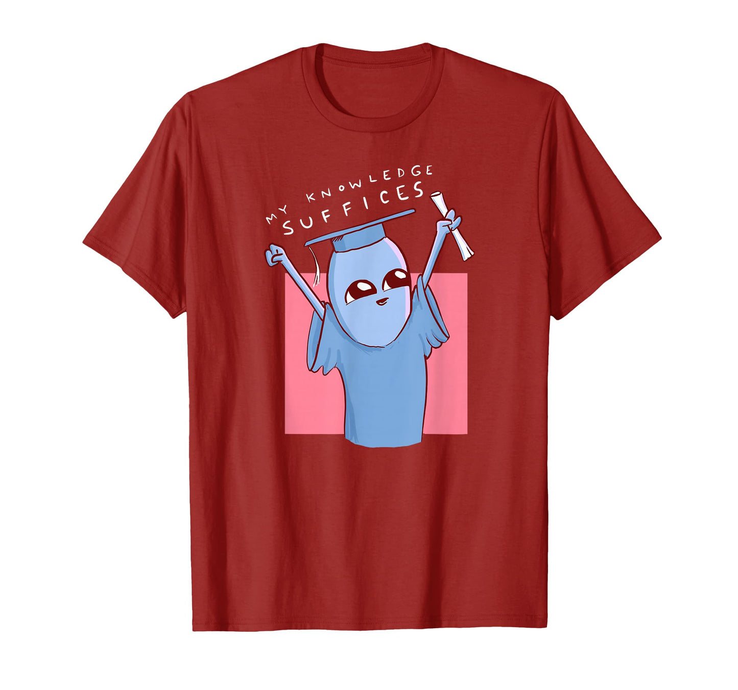 Threadless Nathan W. Pyle My Knowledge Suffices Graphic T-Shirt