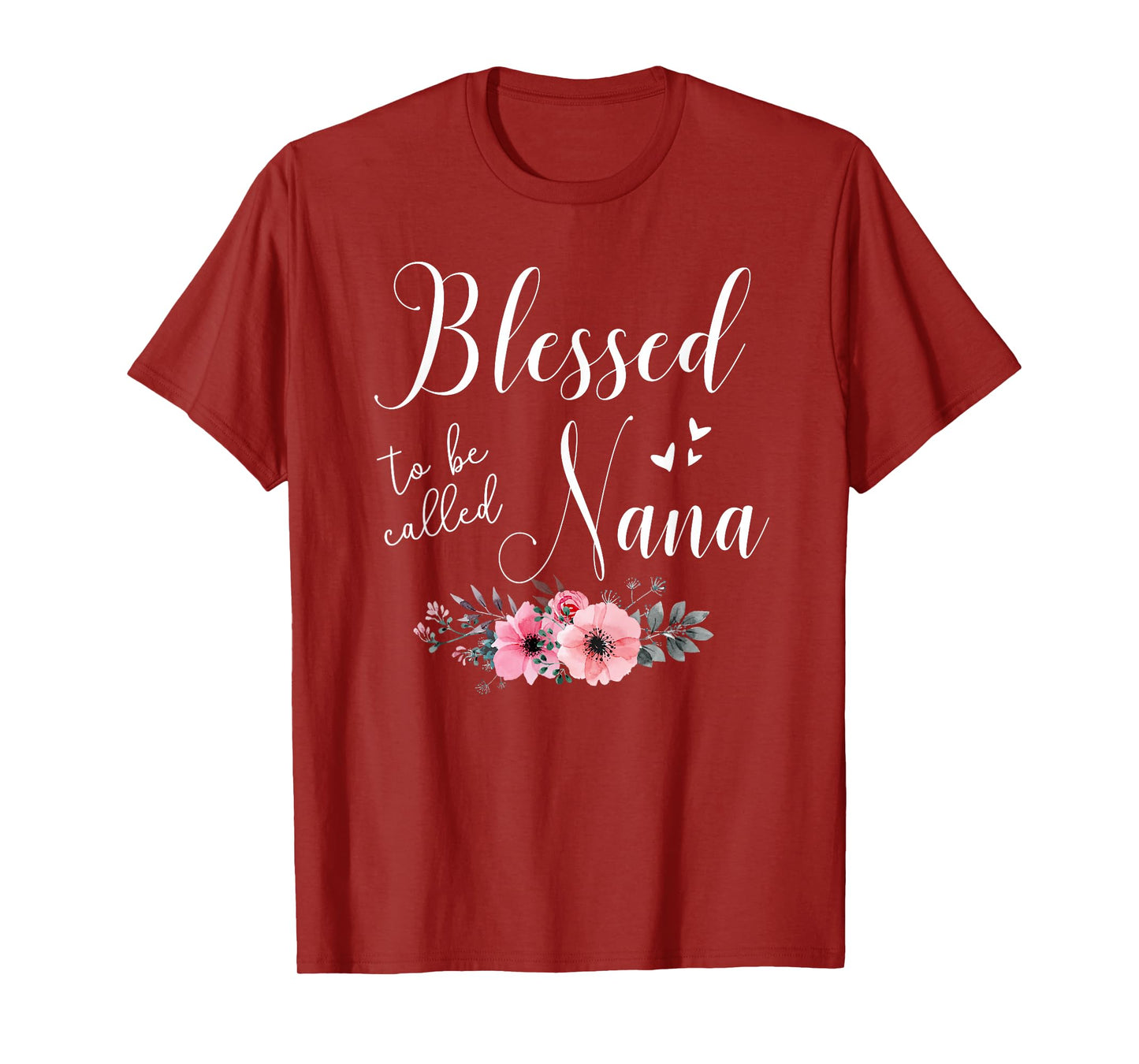 Blessed To Be Nana Women Grandma Mother's Day Christmas T-Shirt