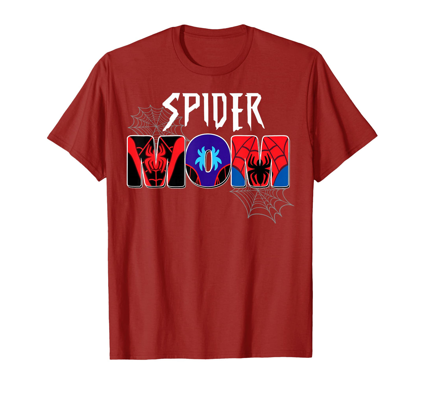 Women Spider Mom Mother's Day Matching Family Birthday T-Shirt