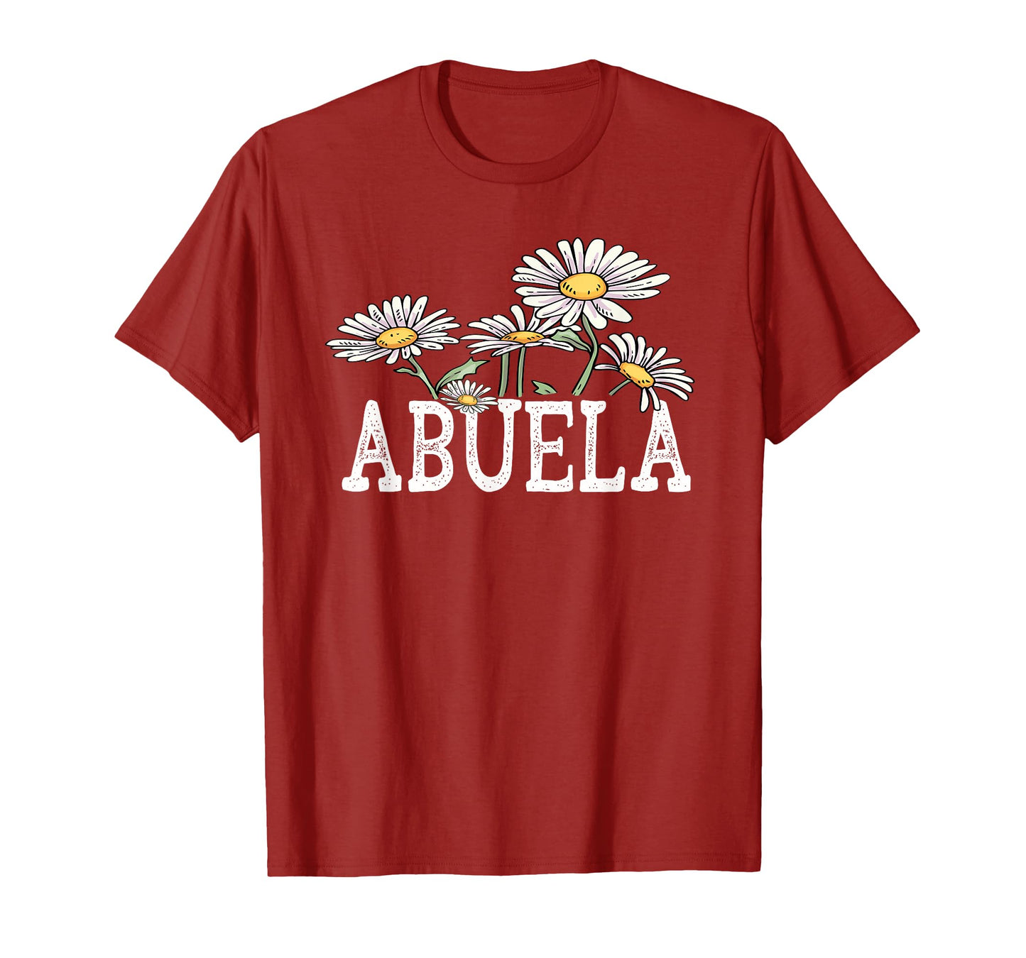 Abuela Floral Chamomile Design Mother's Day Gifts Abuela T-Shirt