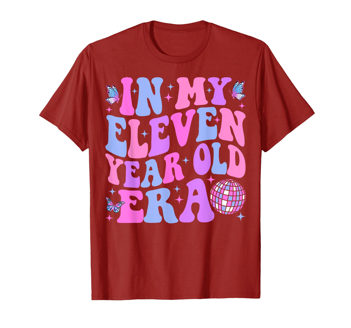 In My Eleven Year Old Era Girl Boy 11th Birthday 11 Year Old T-Shirt