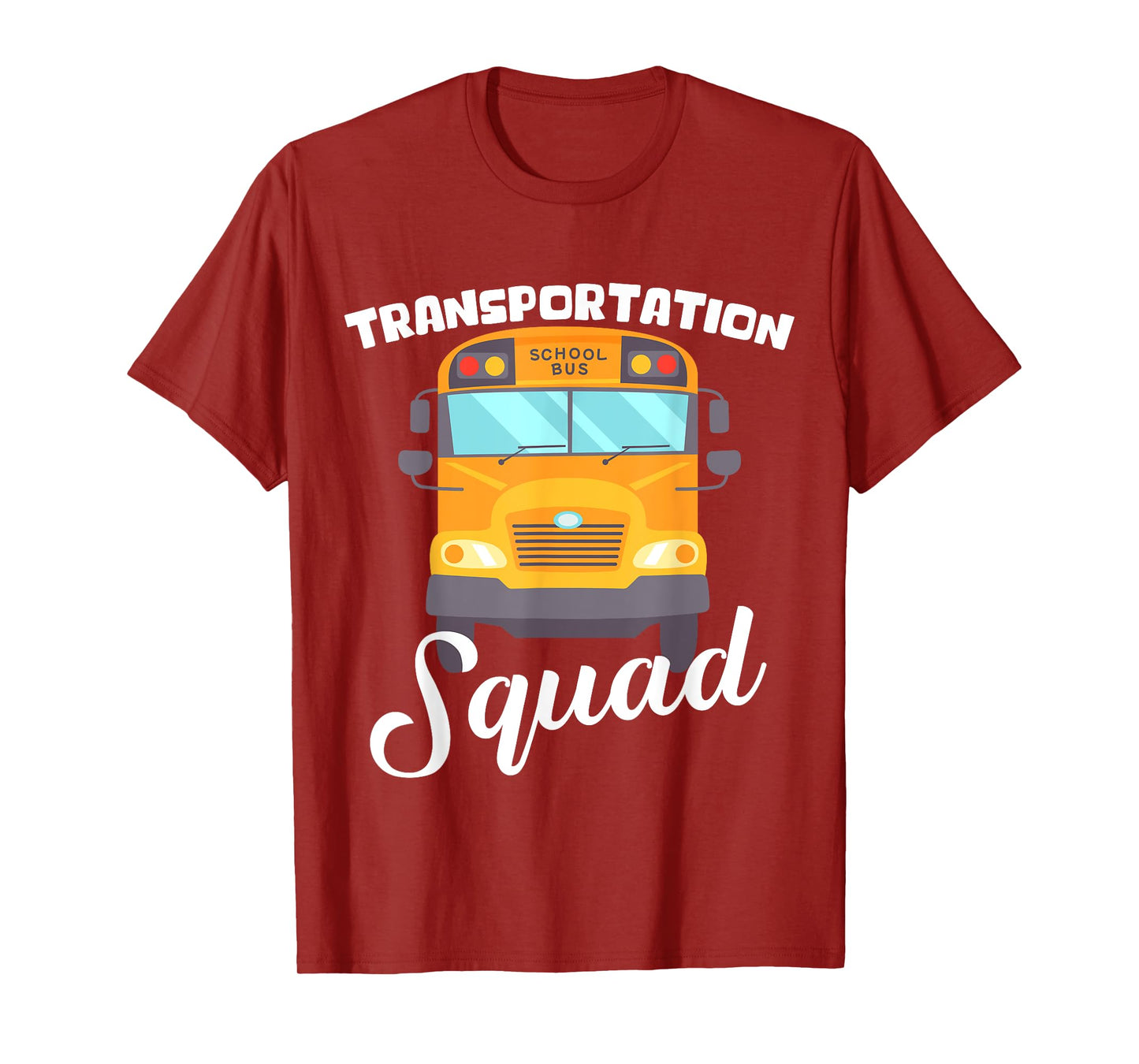 Transportation Squad Back to School Bus Driver Monitor Aide T-Shirt