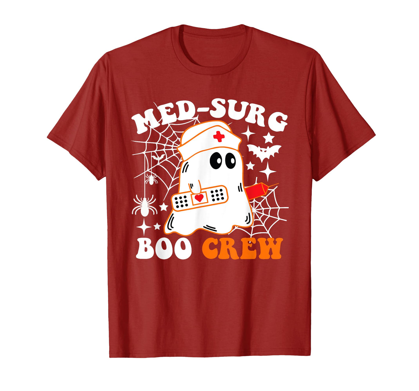 Med-Surg Boo Crew Nurse Funny Halloween Costume T-Shirt