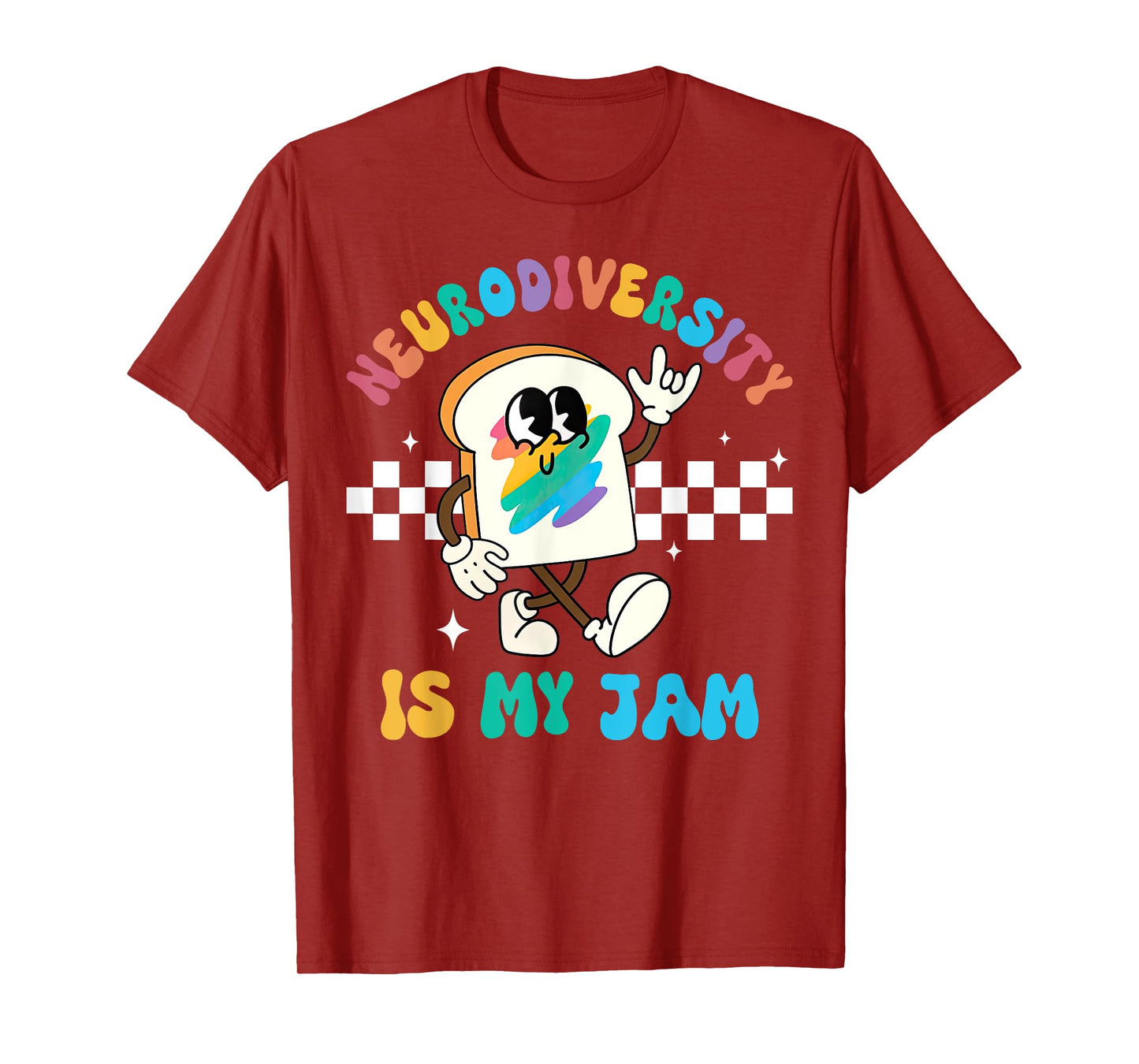 Retro Neurodiversity Is My Jam ADHD Autism Awareness Support T-Shirt