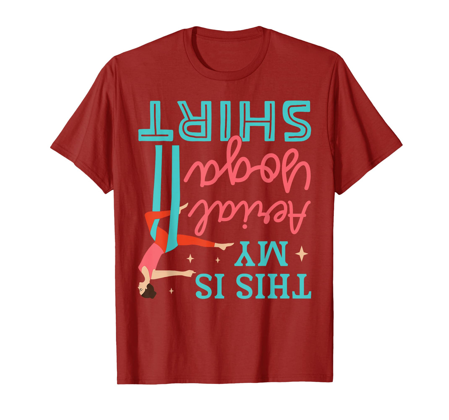 This Is My Aerial Yoga Tee Instructor Memes Funny Gift T-Shirt