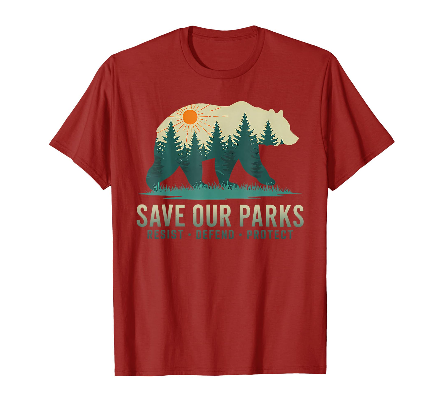 Save Our Parks Resist National Park Protect ALT US T-Shirt