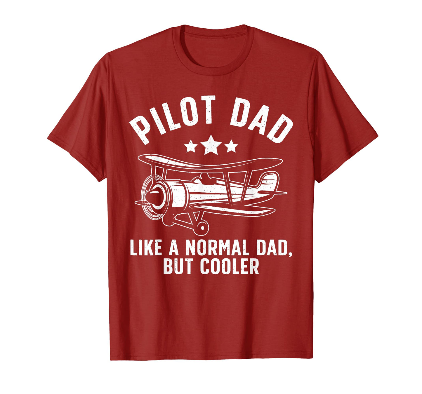 Funny Pilot Dad Art For Men Father Aviation Airplane Pilot T-Shirt