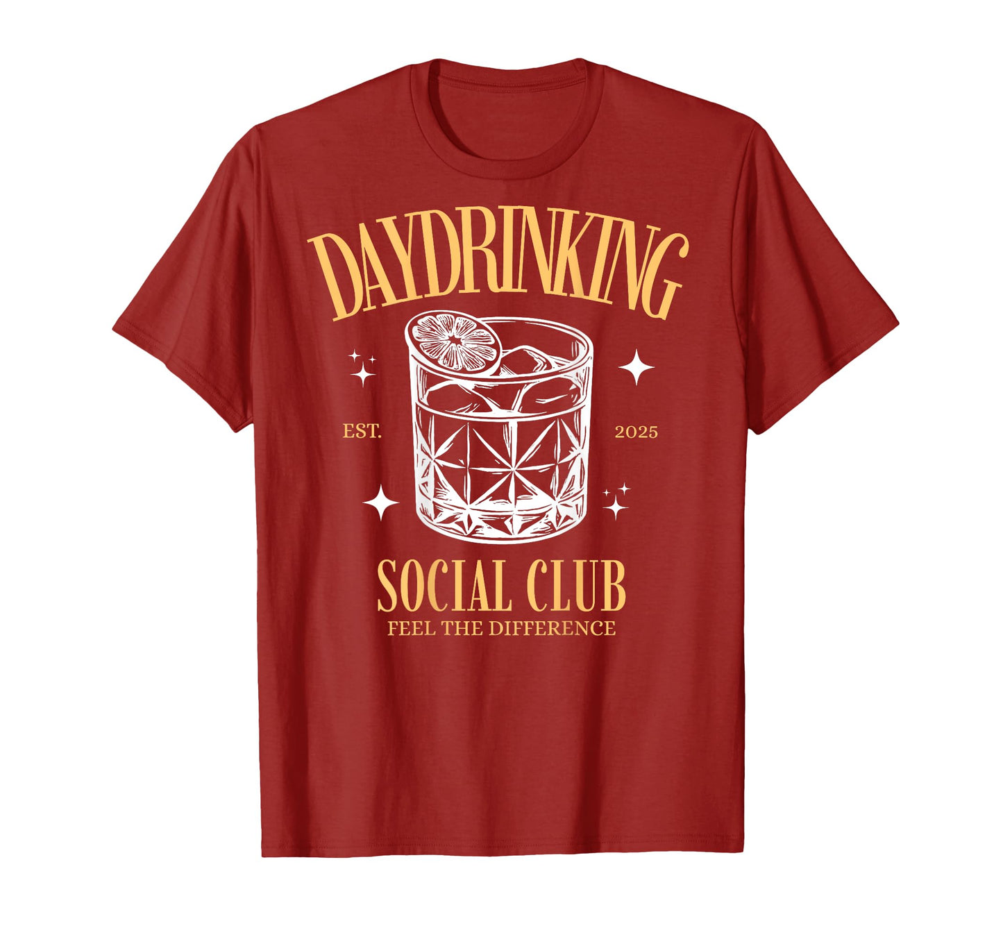 Daydrinking social club | Day Drinking Cocktail back print T-Shirt