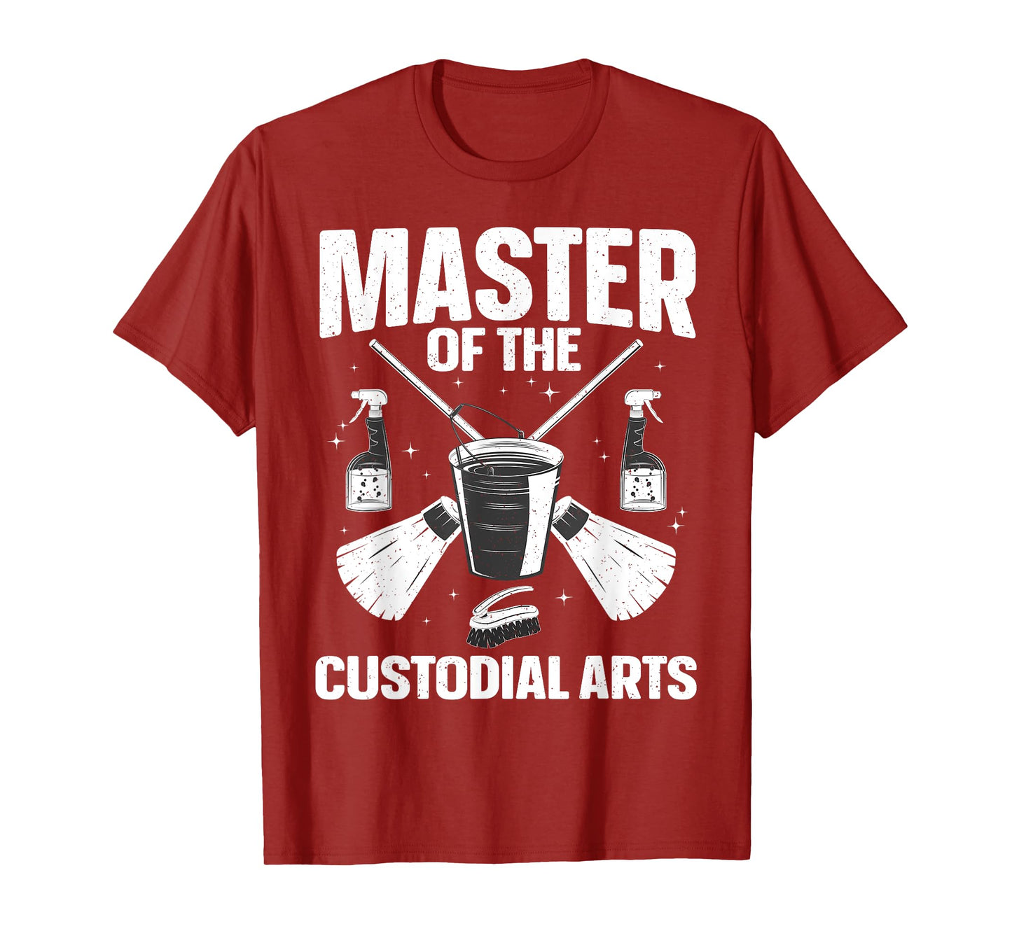 School Custodian Design For Men Women Cleaning Janitor T-Shirt