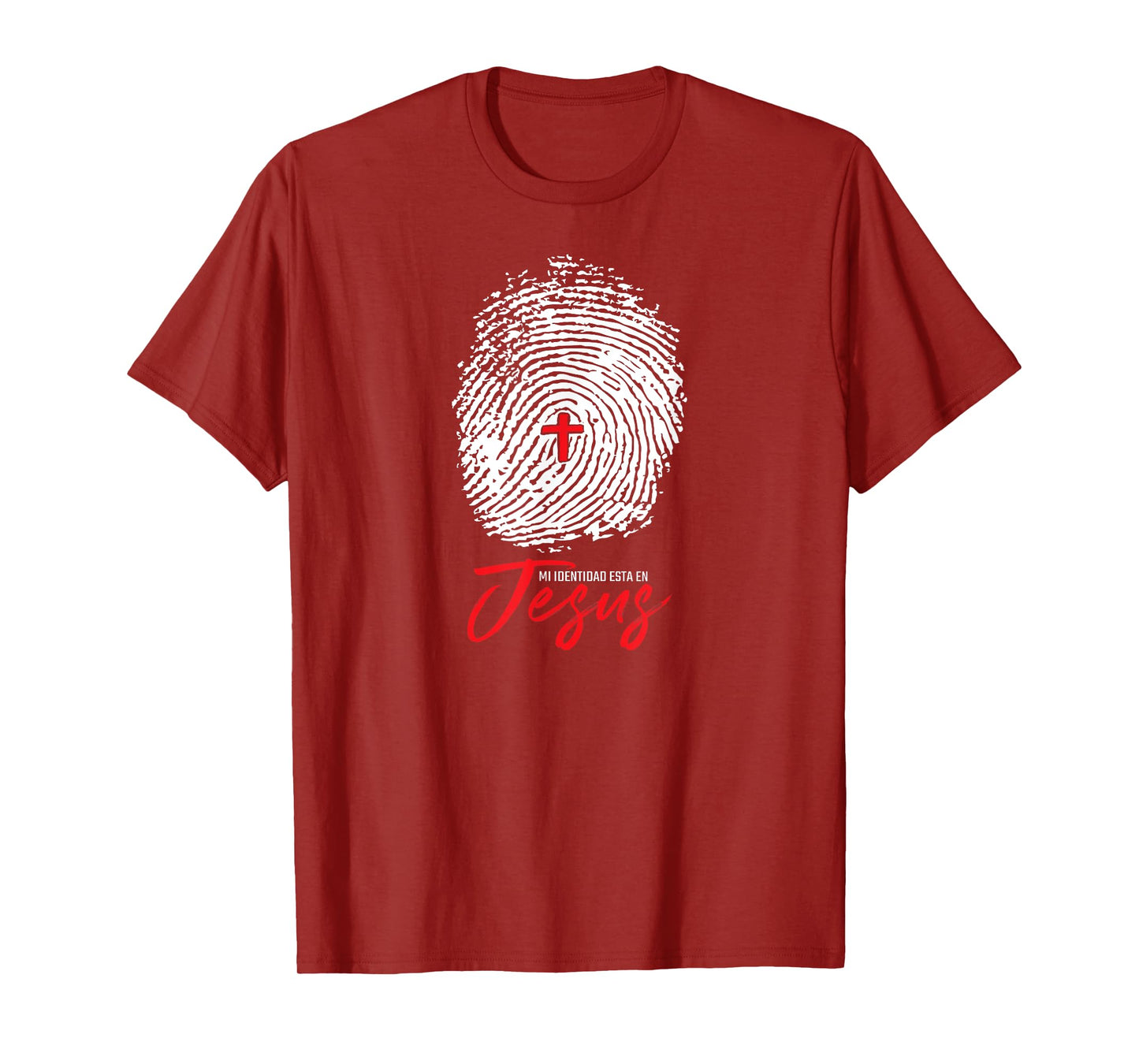 Mi Identidad en Jesus Tshirt Faith Inspirational Tees T-Shirt
