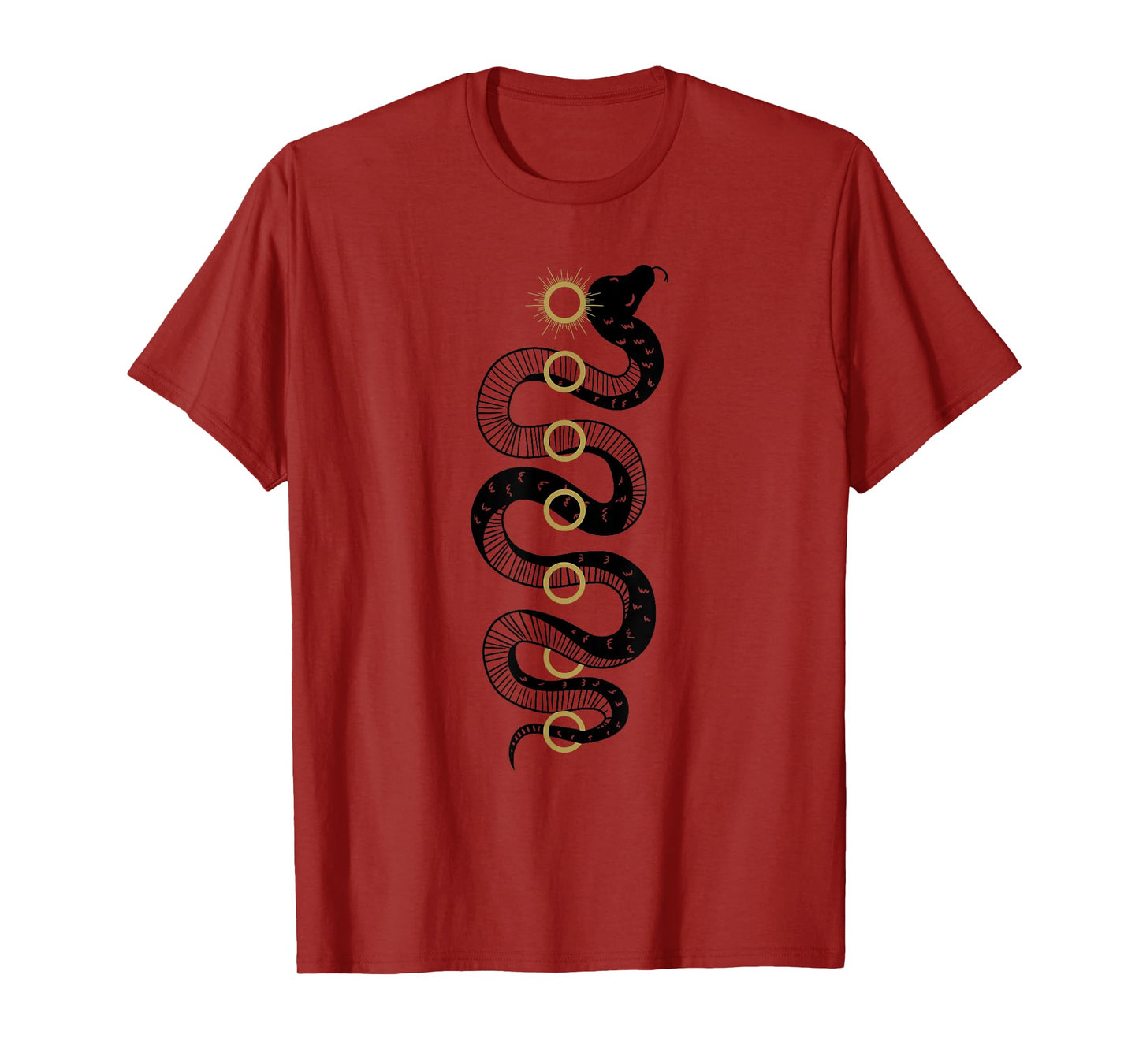 Chakra Snake Sun Vintage Kundalini Hinduism Yoga Lover Gift T-Shirt