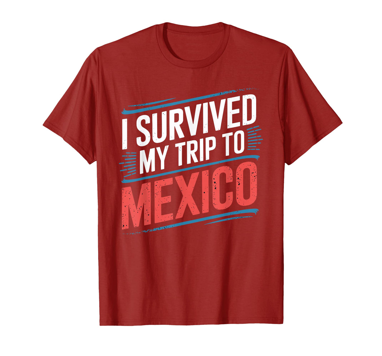 I Survived My Trip To MEXICO T-Shirt Simple City MEXICO T-Shirt