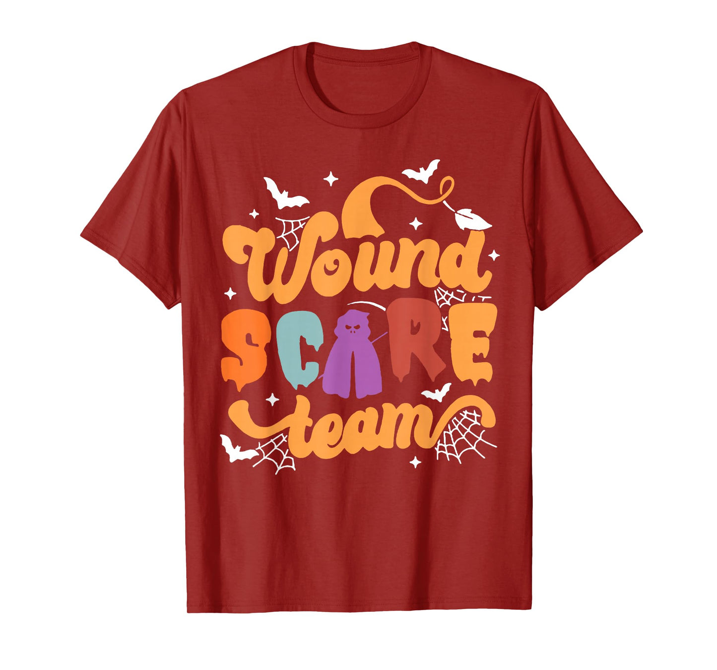 Wound Care Team Halloween Team Crew Nurse Practitioner Tee T-Shirt
