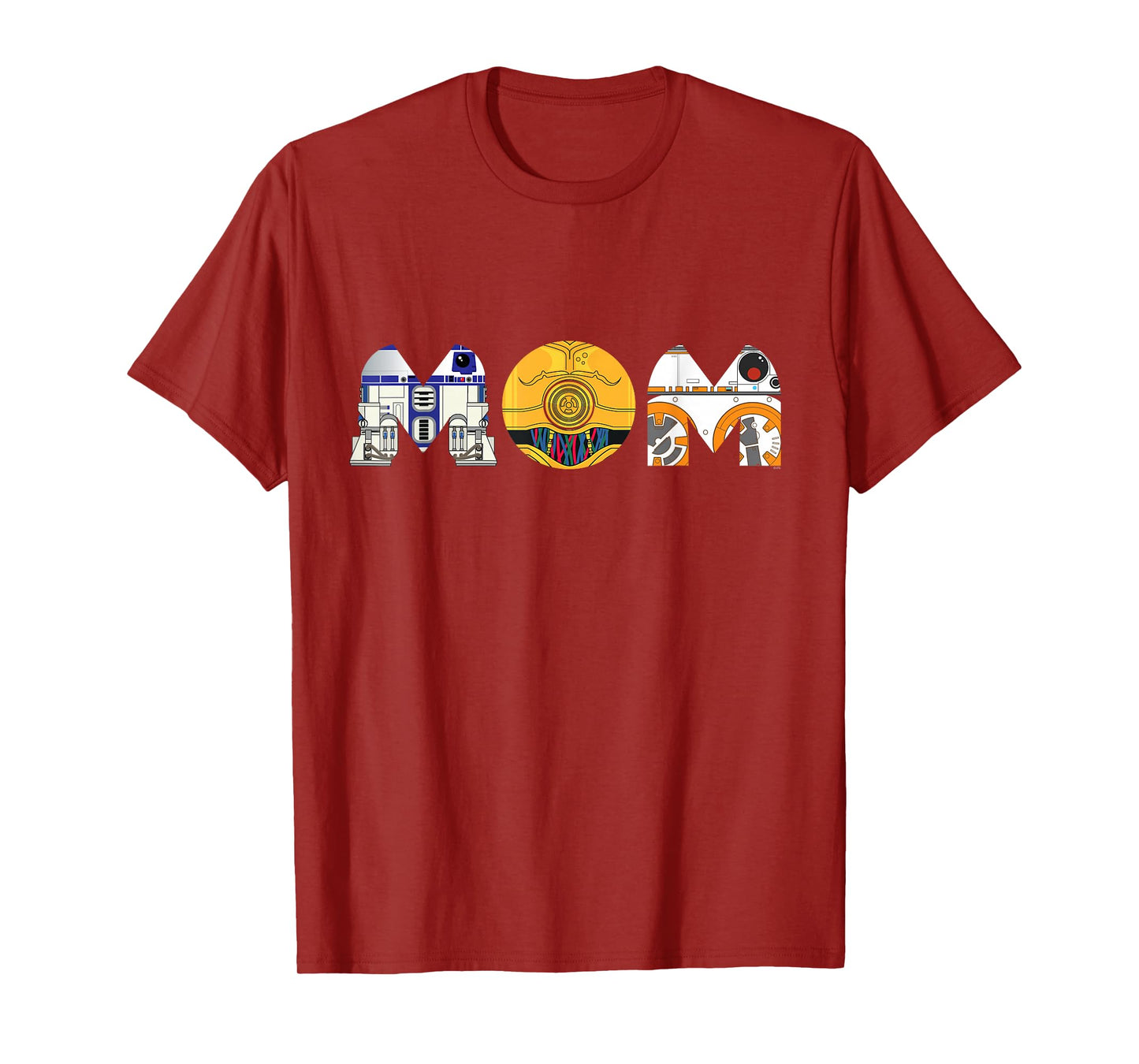 Star Wars Droids R2-D2 C-3PO BB-8 Mom Mother’s Day Birthday T-Shirt
