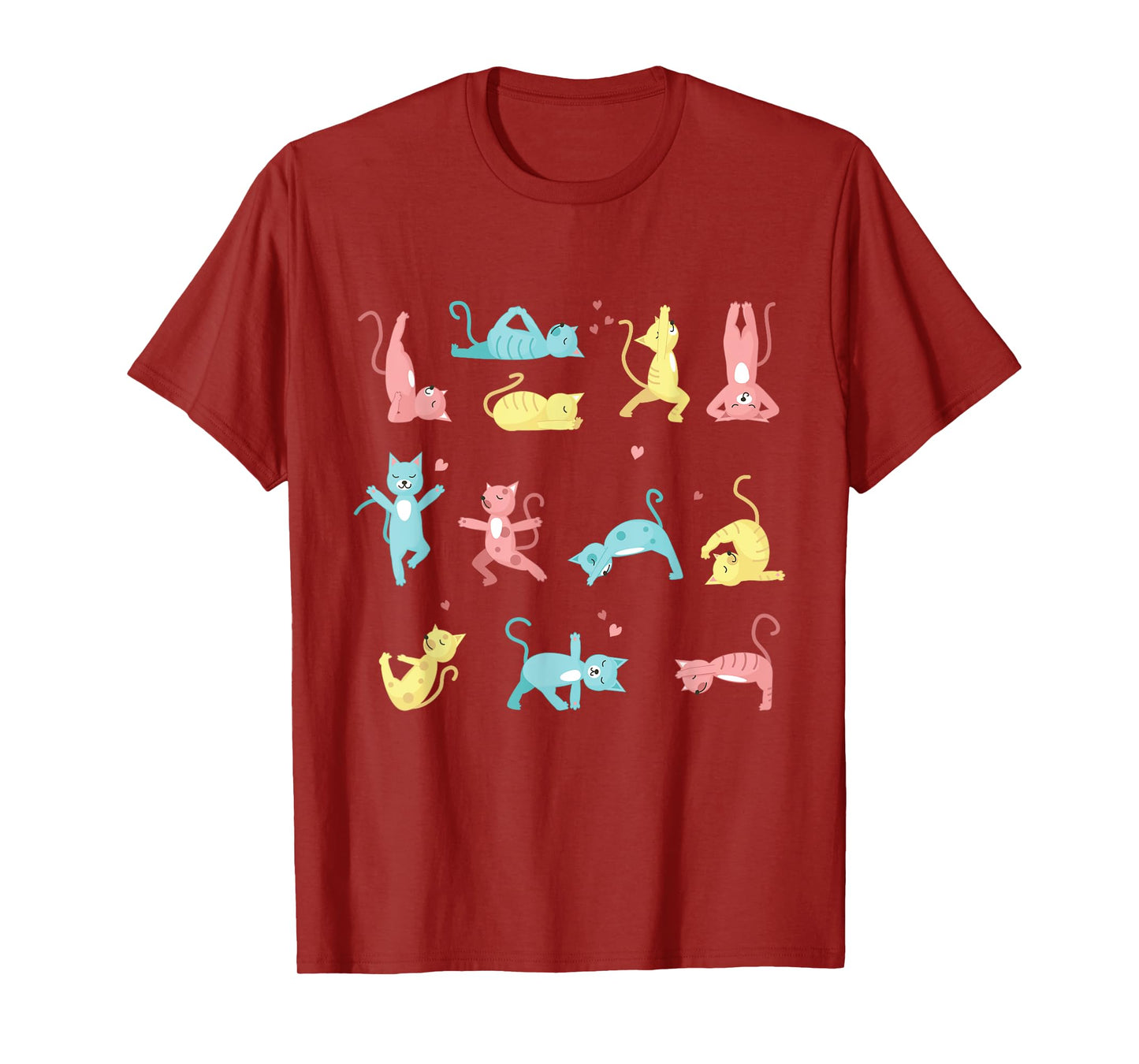 Funny Cat Training Yoga Posture Kitty Mood T-Shirt