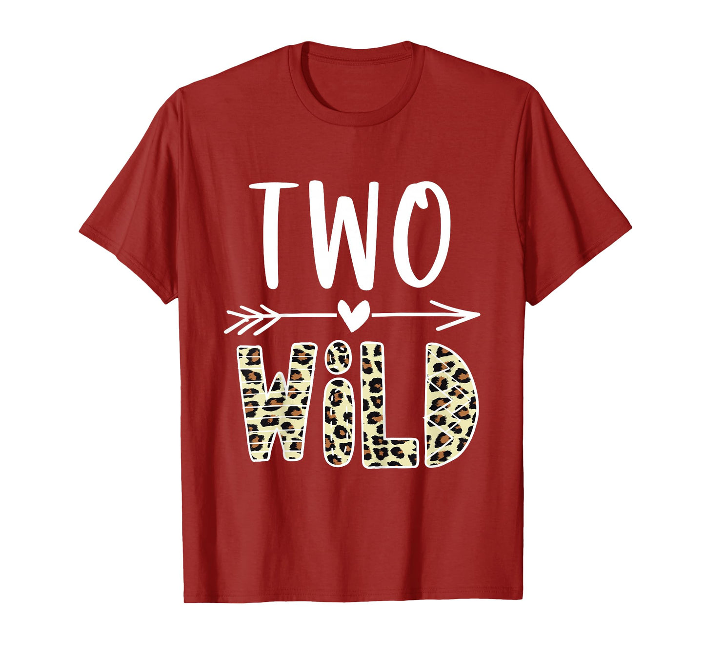 Two Wild 2 Year Old Girl Gifts 2nd Birthday Second BDay T-Shirt
