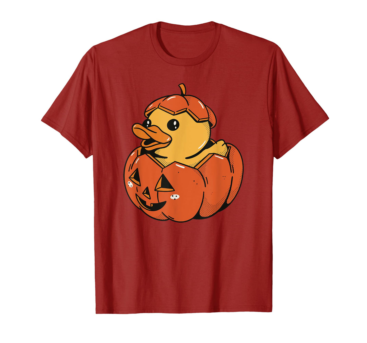 Rubber Duck Pumpkin - Funny Halloween T-Shirt