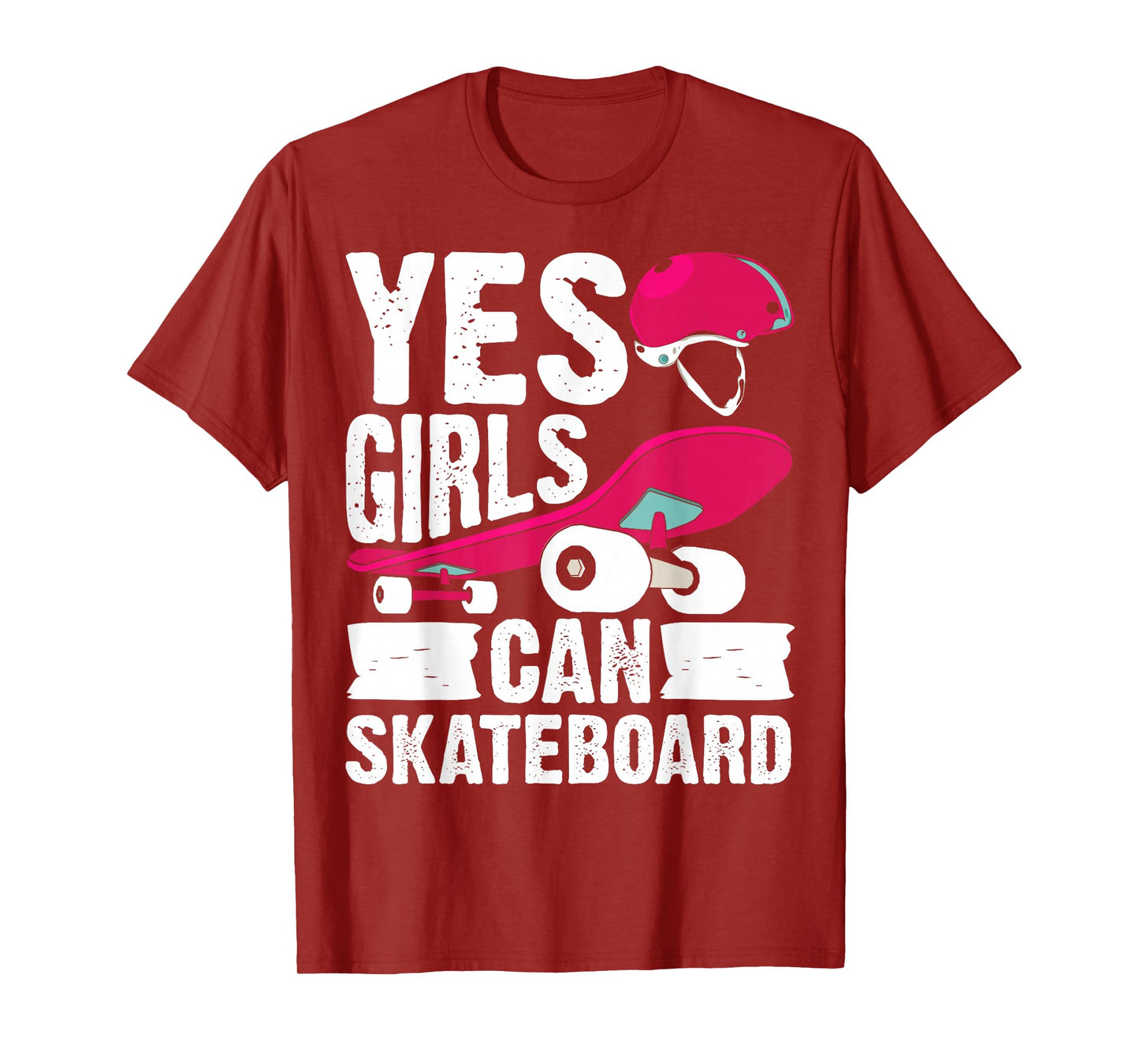 Skateboarding Design for Girls Women Skateboard Skateboarder T-Shirt