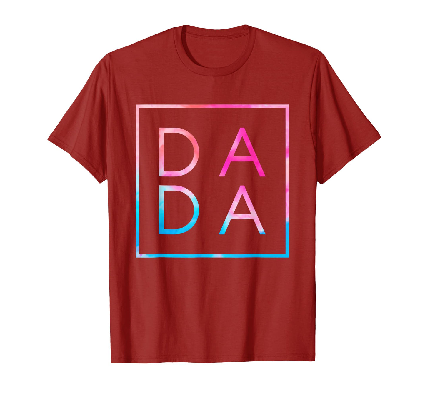 Matching Dada And Mama Family Tees Unisex-Adults Men's Black Small Classic Tie-Dye Father's Day T-Shirt