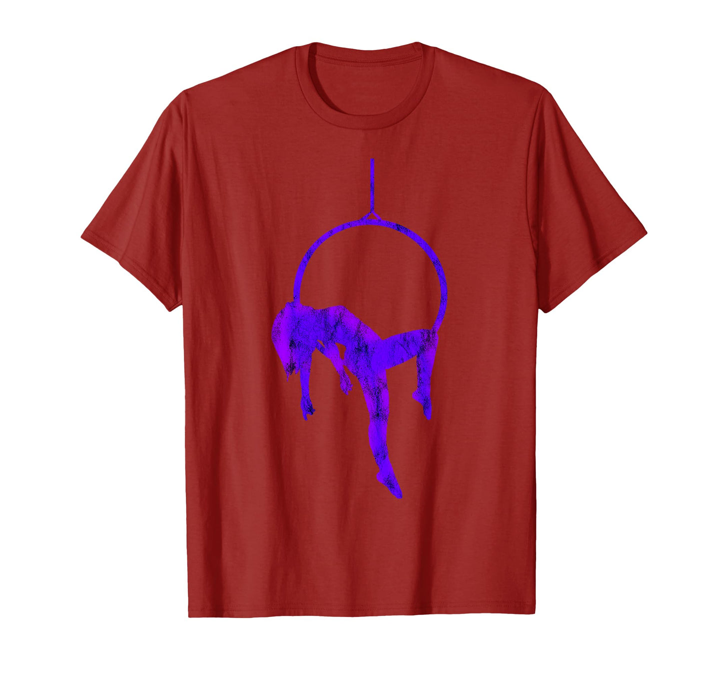 Hanging Aerialist Aerial Hoop Silk Circus Lyra Trapeze T-Shirt