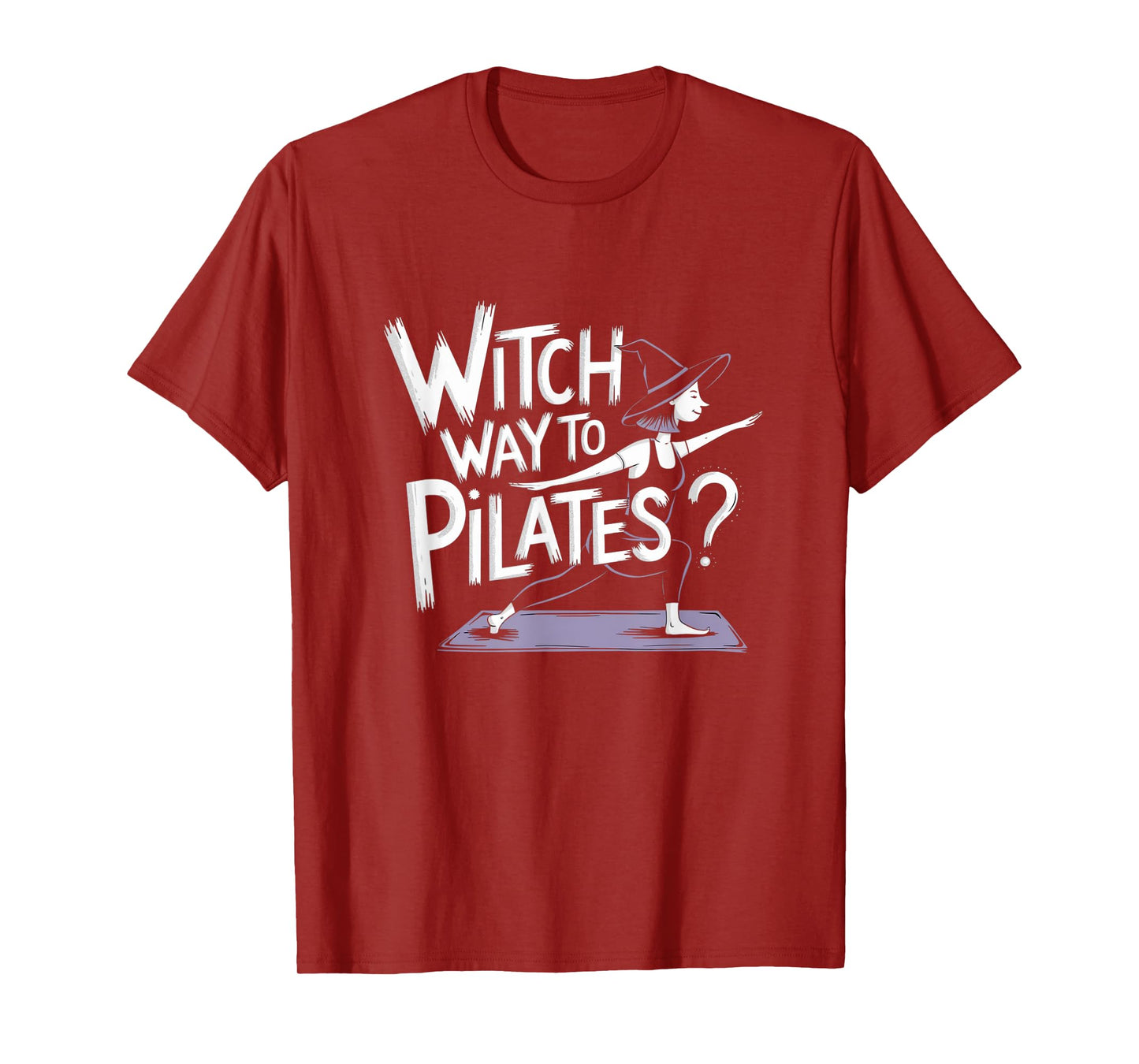 Witch Way to Pilates Funny Halloween Pilates Yoga Reformer T-Shirt