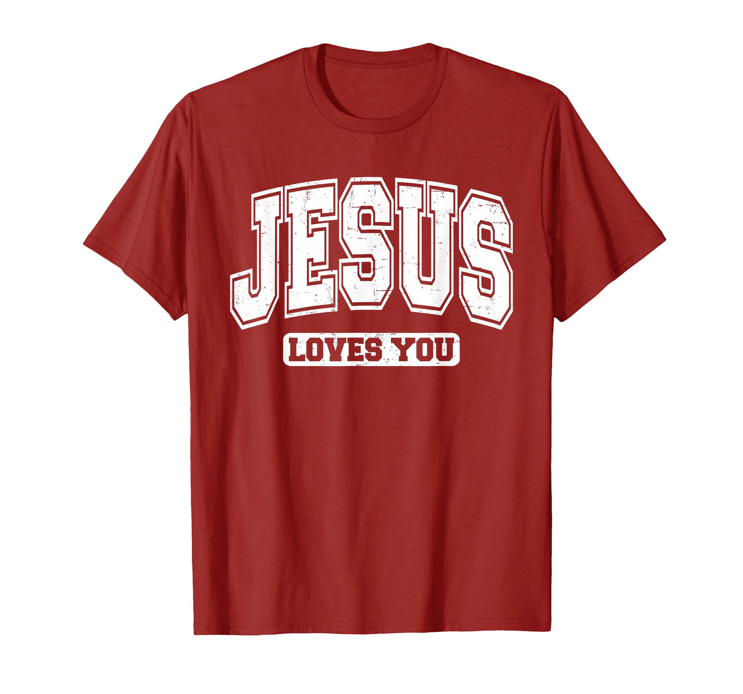 Jesus Loves You Vintage Style - Christian Faith T-Shirt