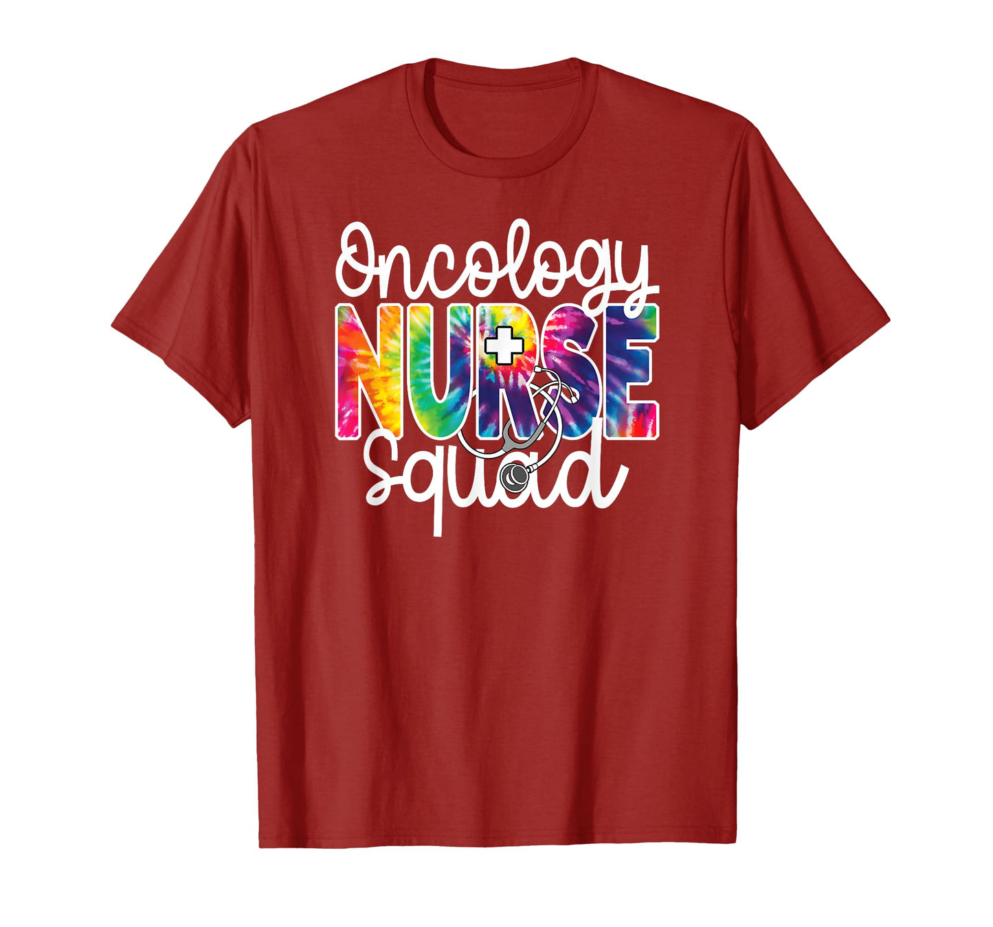 Oncology Nurse Squad Tie Dye Rainbow Team Appreciation Day T-Shirt