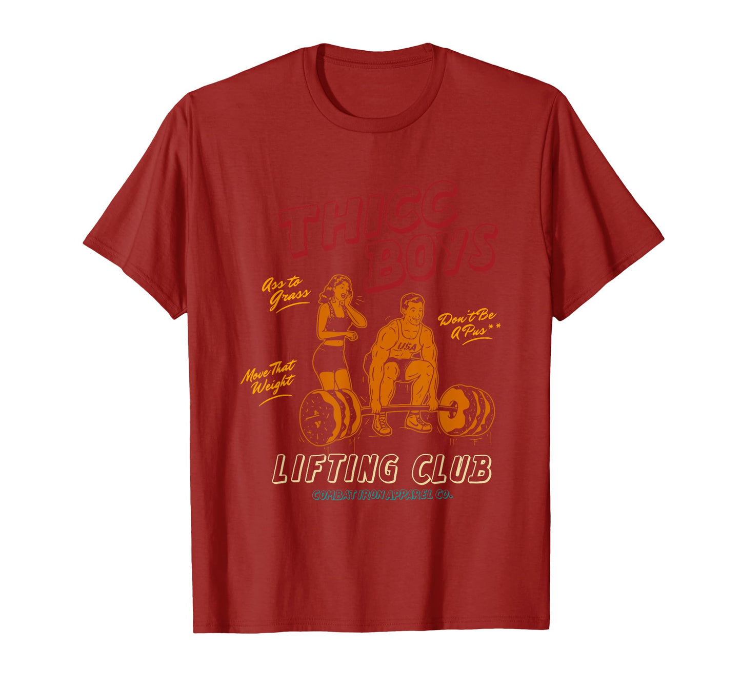 Thicc Boys Work-out Club T-Shirt