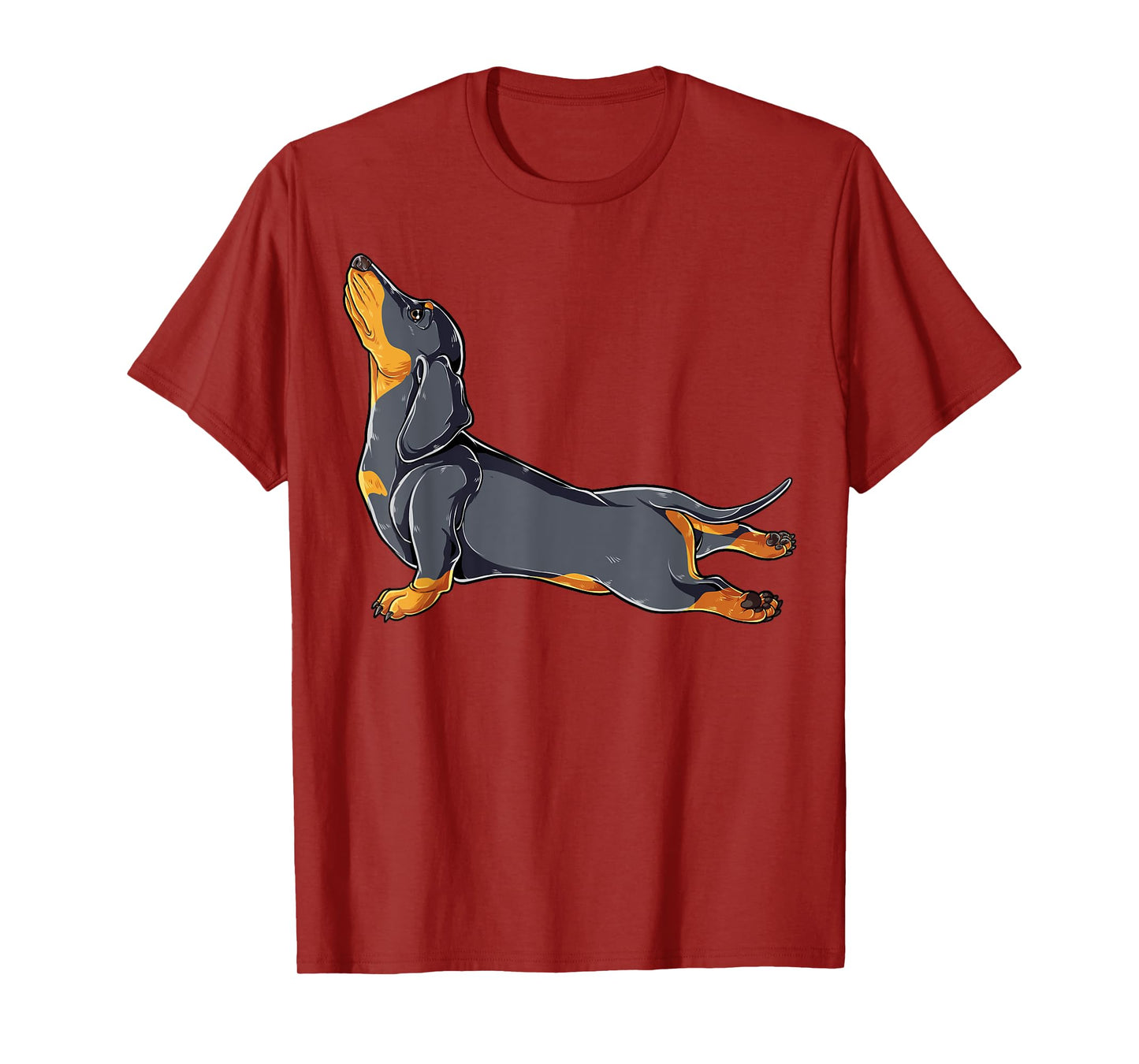 Dachshund Yoga T shirt Namaste Spiritual Meditation Chakra T-Shirt