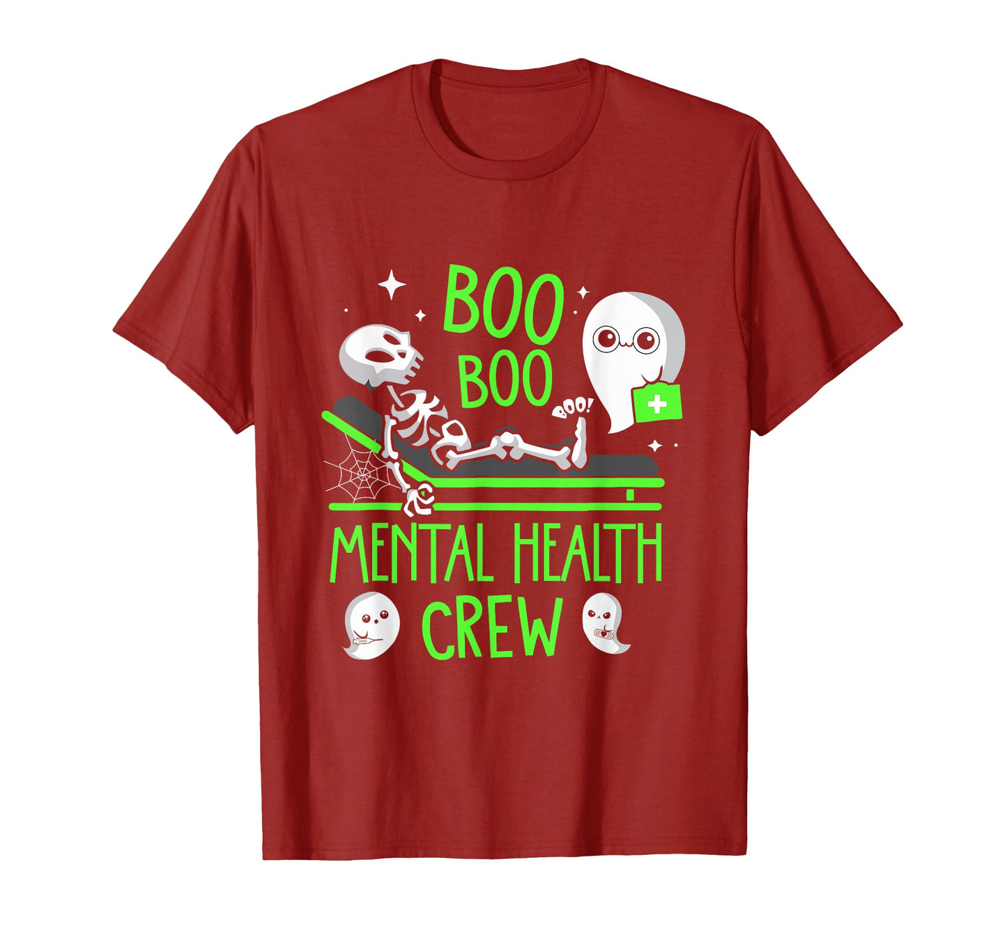 Mental Health Nurse Psych Boo Boo Crew Nursing Halloween T-Shirt