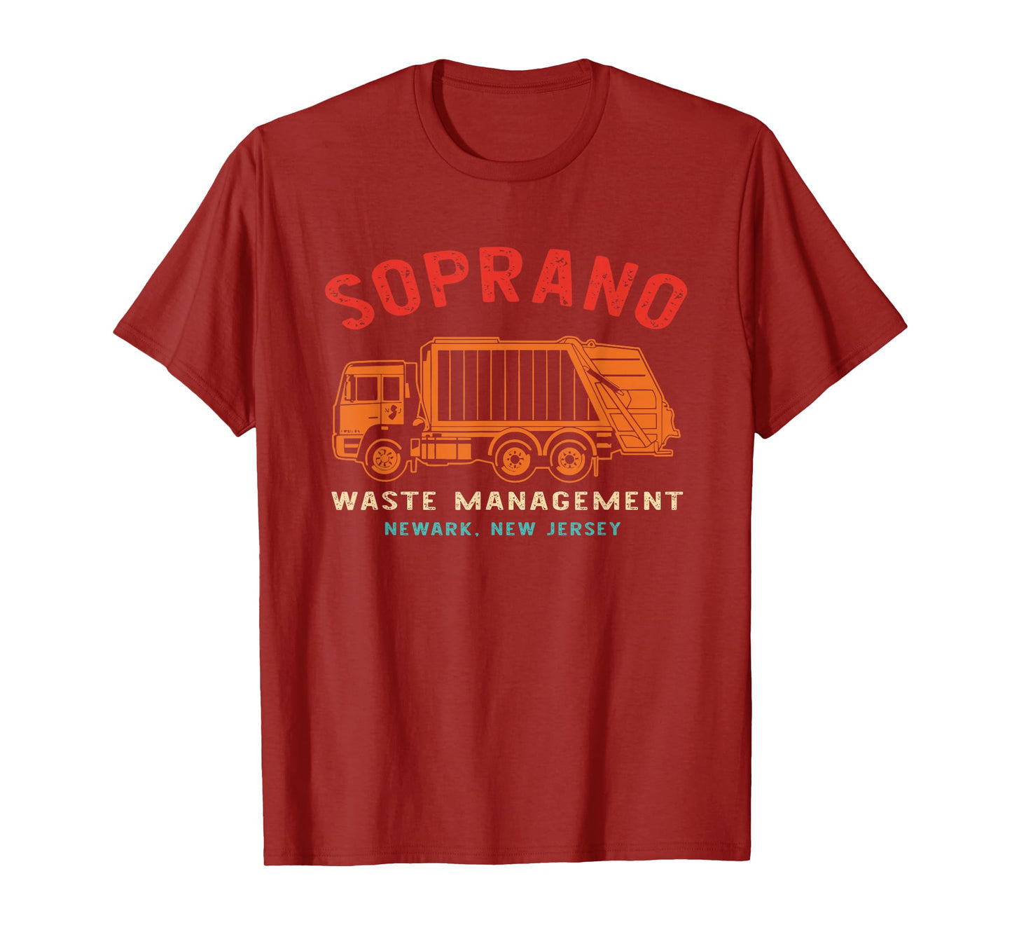 Soprano Waste Management Newark New Jersey Retro T-Shirt