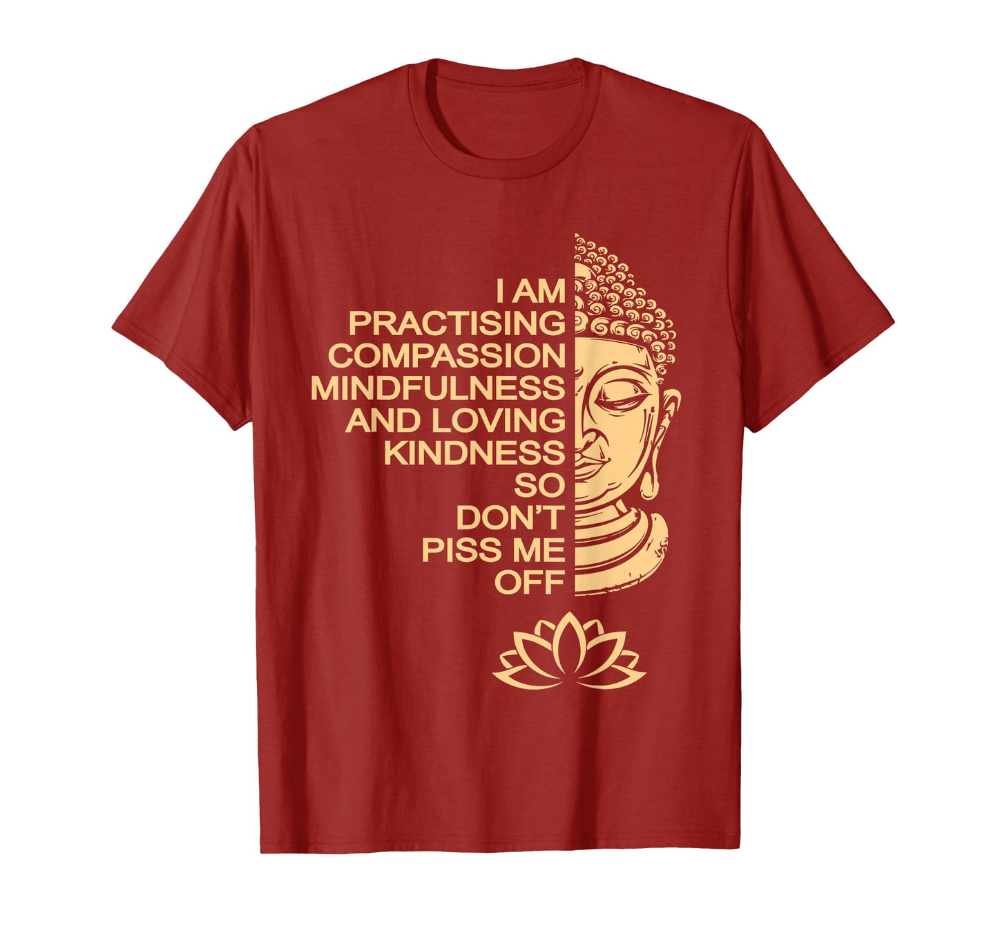 Meditation Buddha T Shirt gift idea for men and women T-Shirt