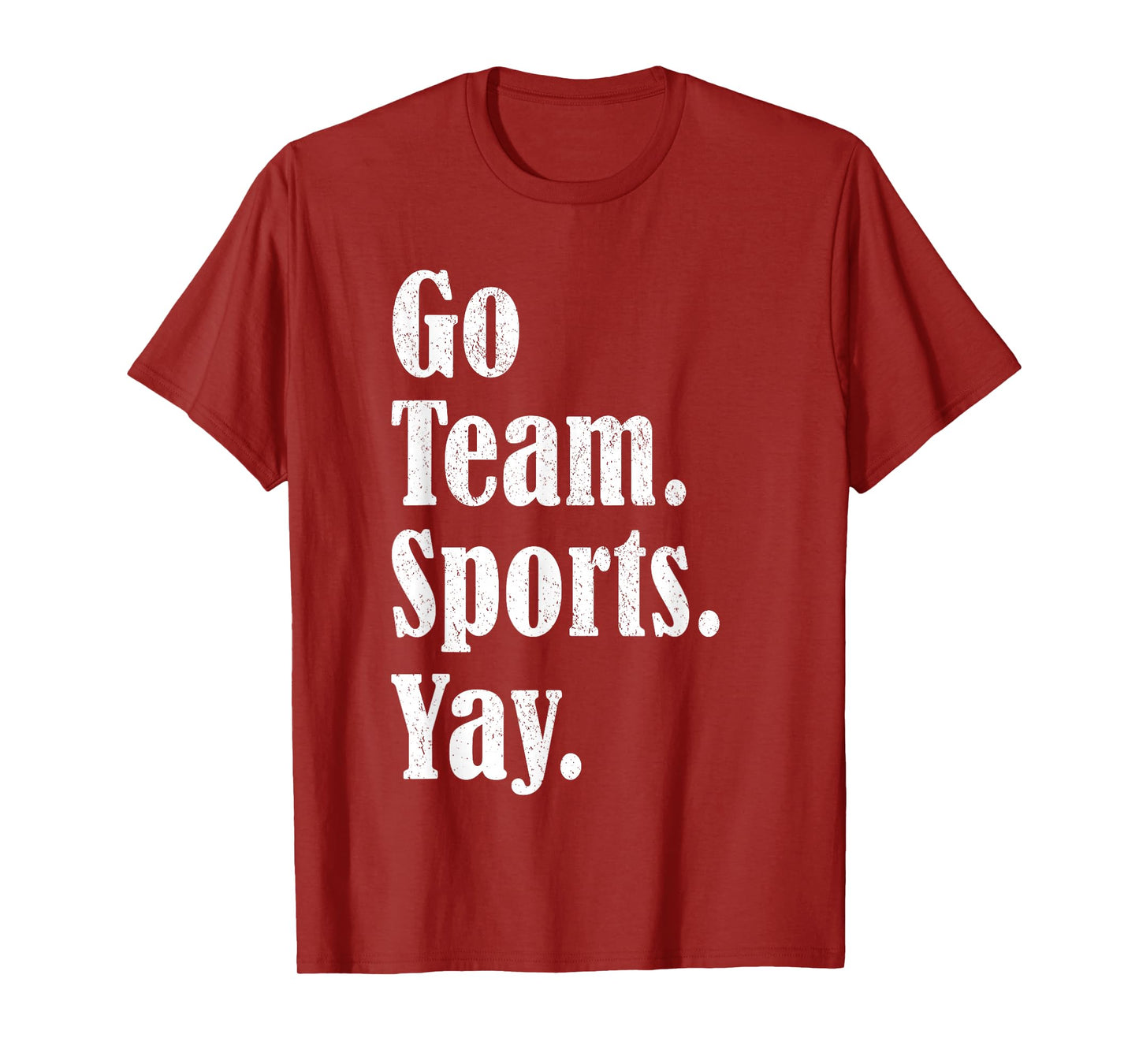 Vintage Go Team Sports Yay Funny Game Day Men Women Kids T-Shirt