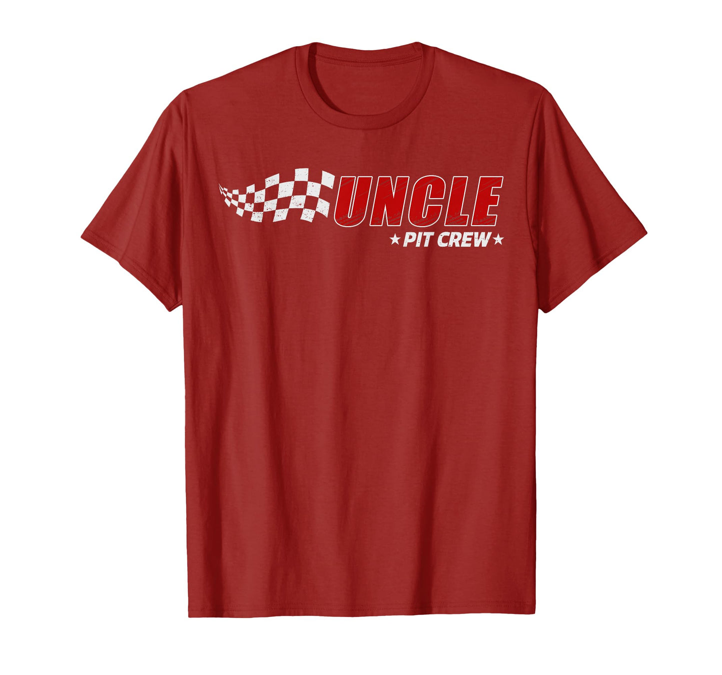 Uncle Pit Crew Race Car Birthday Family Matching Pit Crew T-Shirt