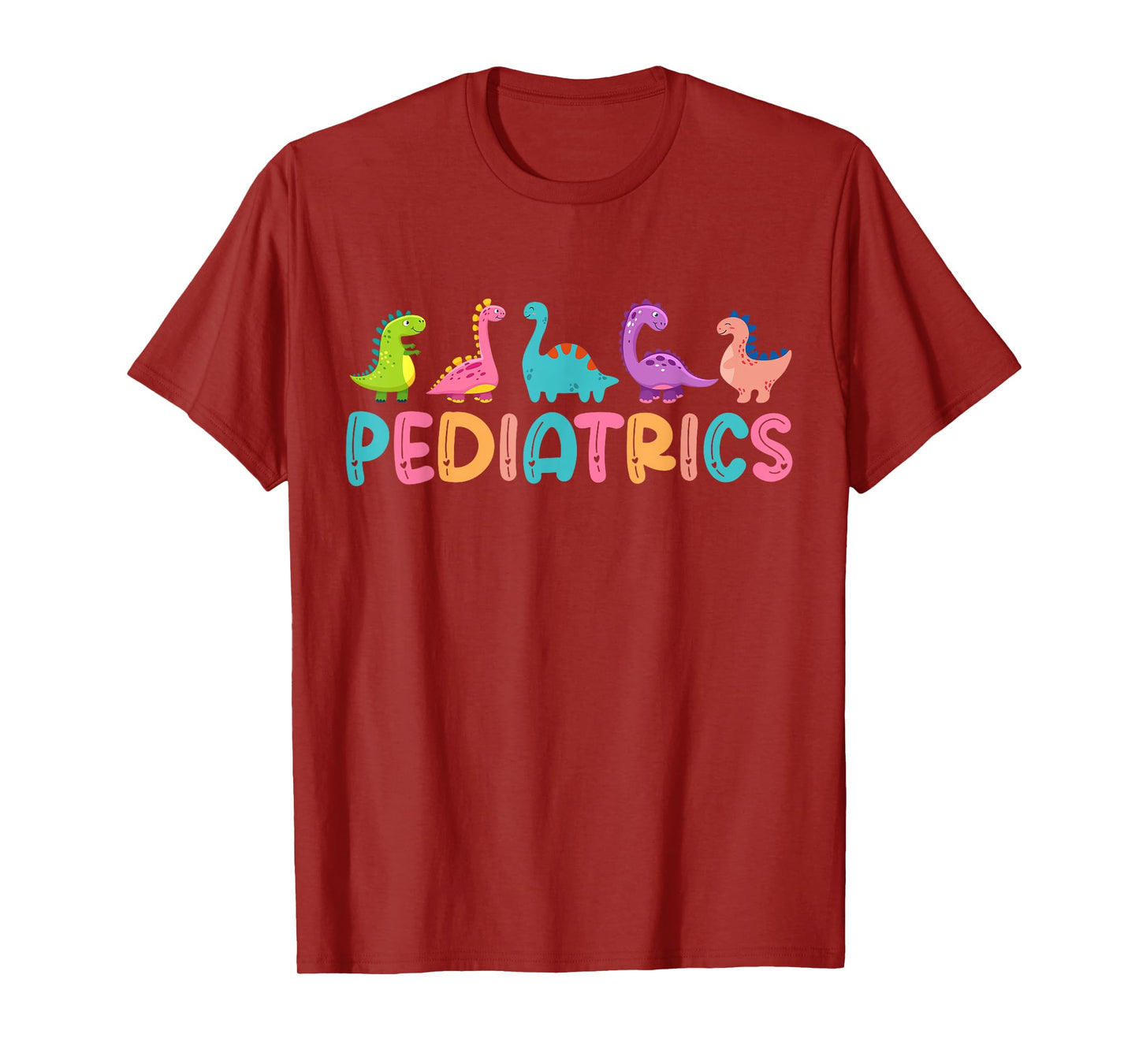 Pediatrics Dinosaurs Peds Nurse Crew Appreciation Pediatric T-Shirt