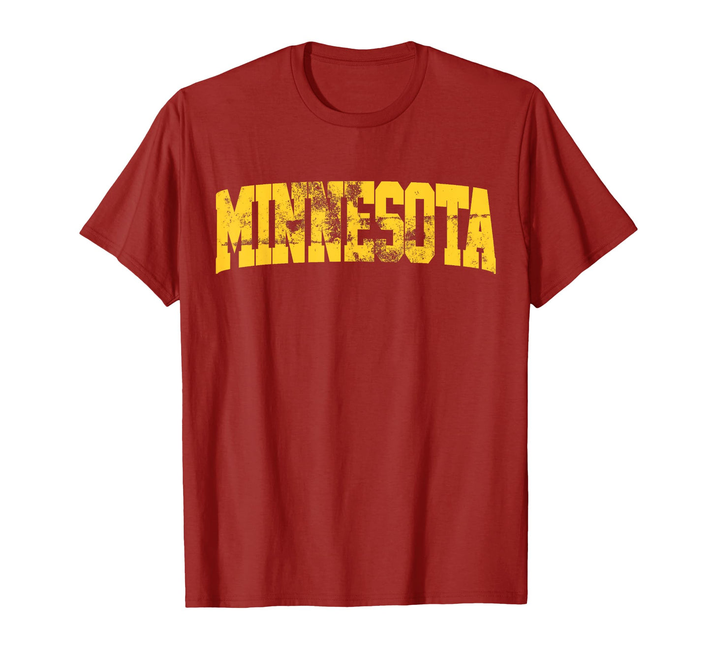 Retro Minnesota Tee Vintage Minnesota Maroon Gold Throwback T-Shirt