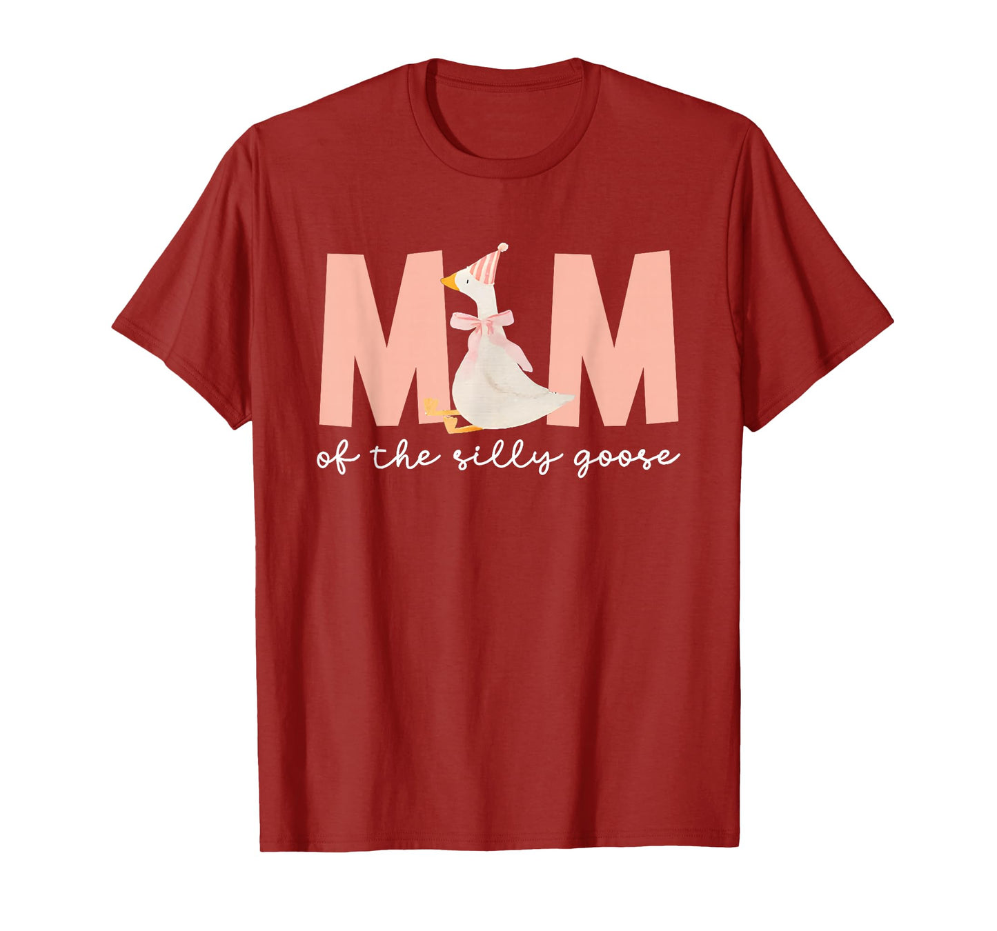 Mom Of The Silly Goose Silly Goose Birthday Matching Family T-Shirt