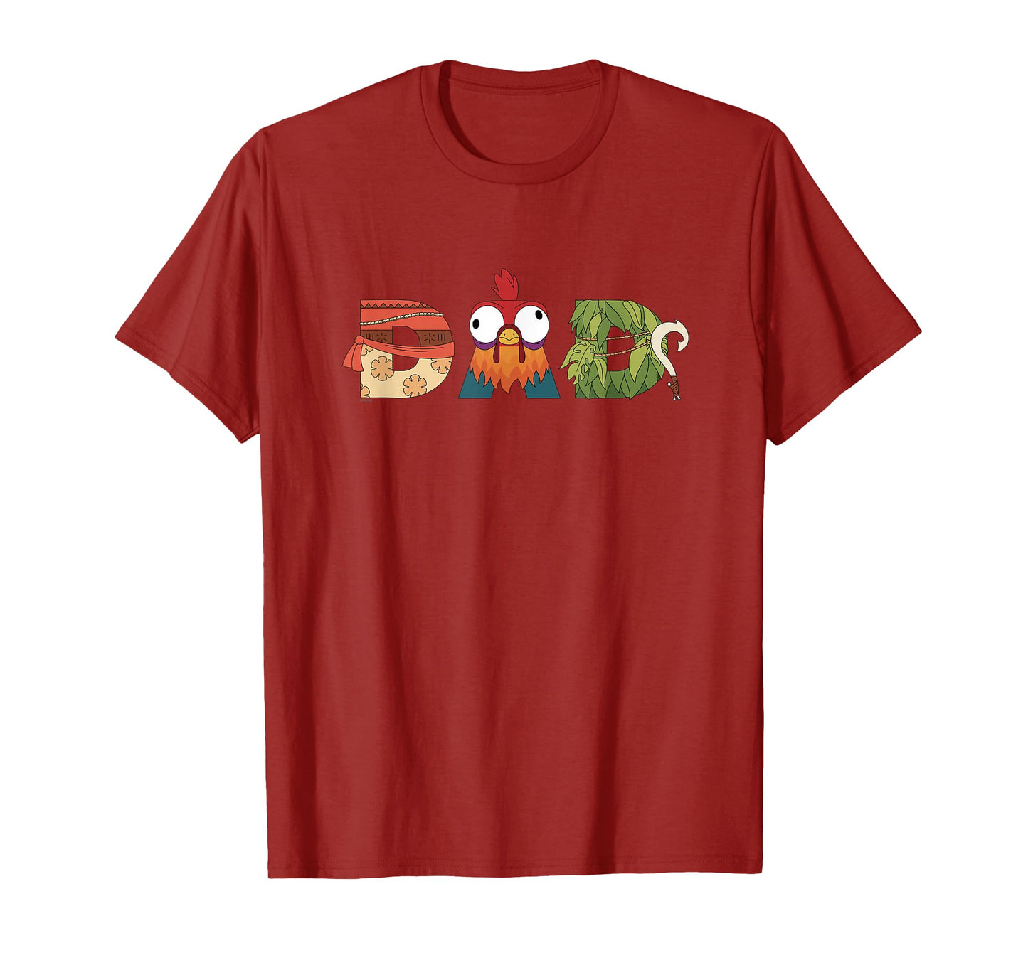 Disney Moana Letters Maui Father’s Day Birthday Best Dad T-Shirt