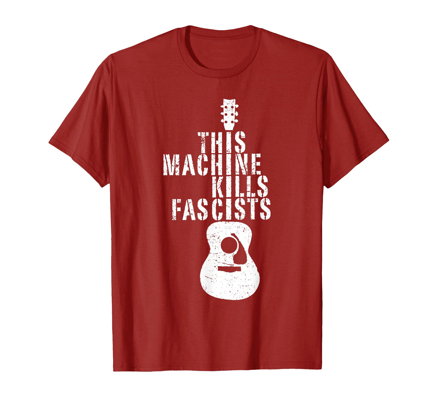 Vintage Funny This Machine Kills Fascists For Music Lover T-Shirt