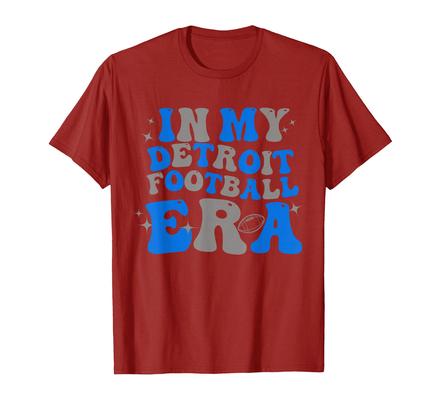 In My Detroit Football Era Men Women Children T-Shirt