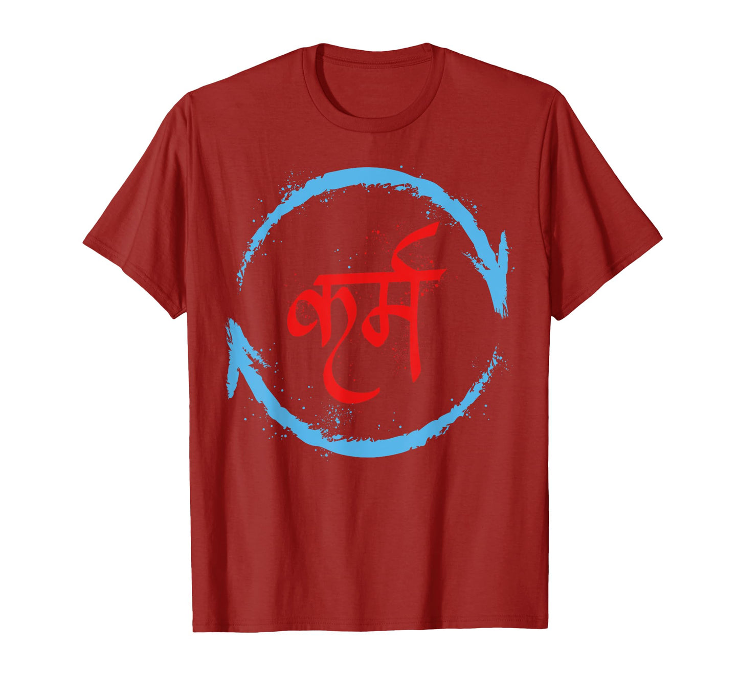 Karma In Hindi Sanskrit Yoga Universal Law Buddhism positive T-Shirt