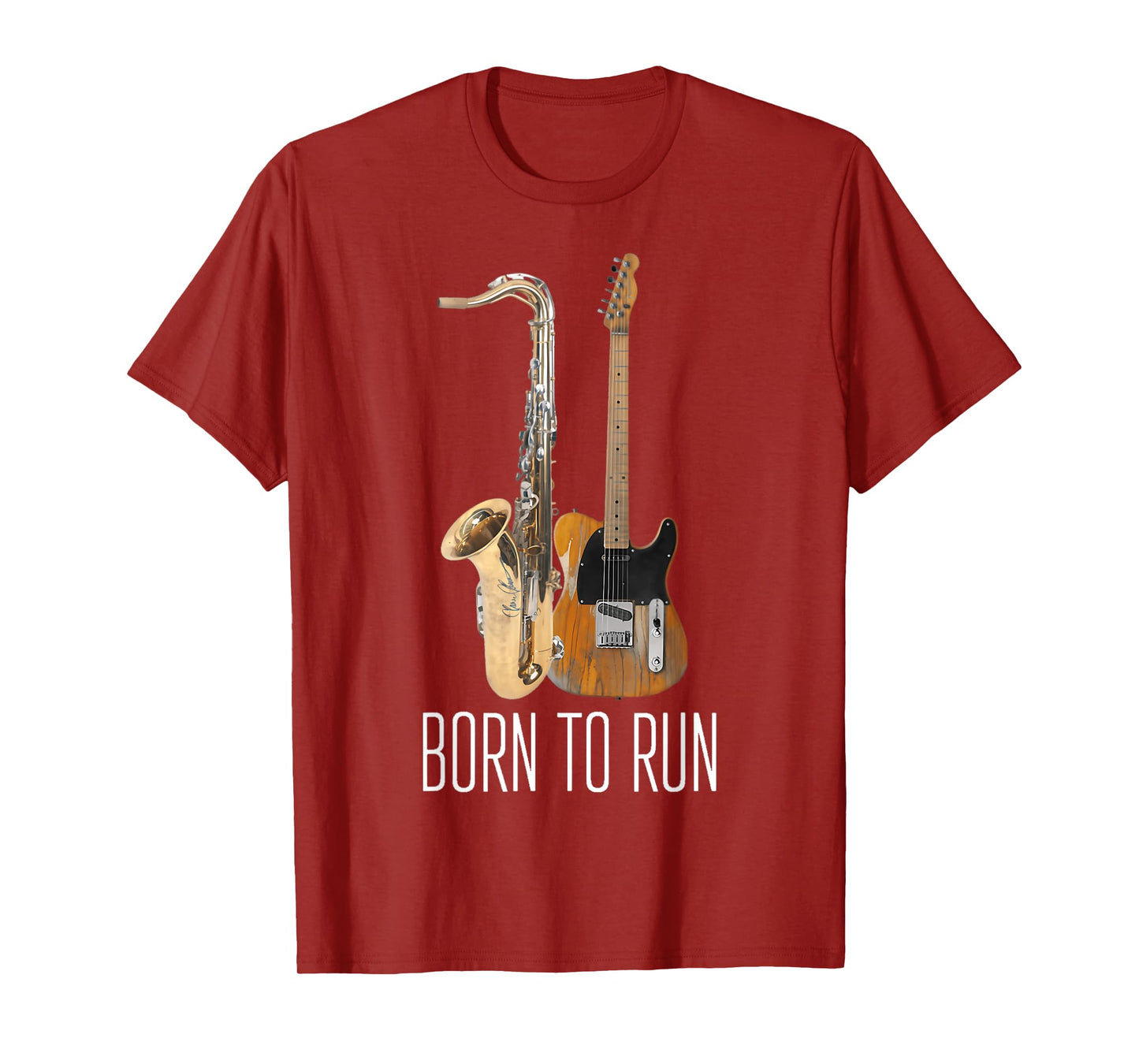 31 Born To Run Saxophone Vintage Music Amp Guitar Active T-Shirt