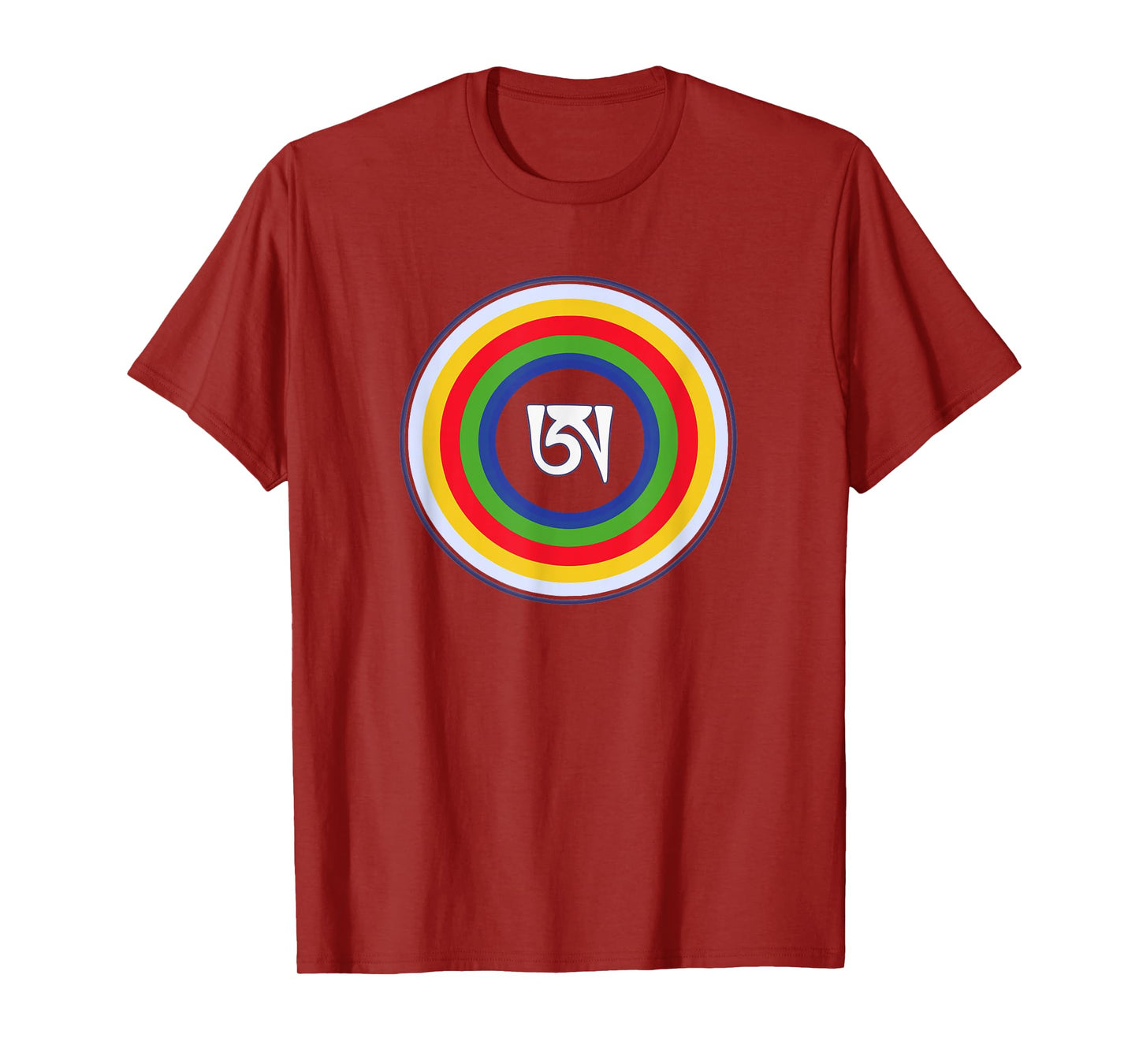 Dzogchen Tibetan Letter A Symbol Buddhism Meditation T-Shirt