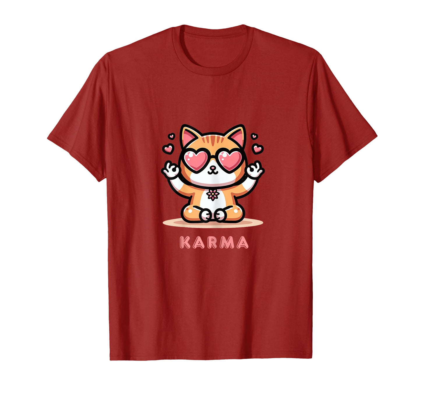 Karma Cat T-Shirt for Women Girls Kids