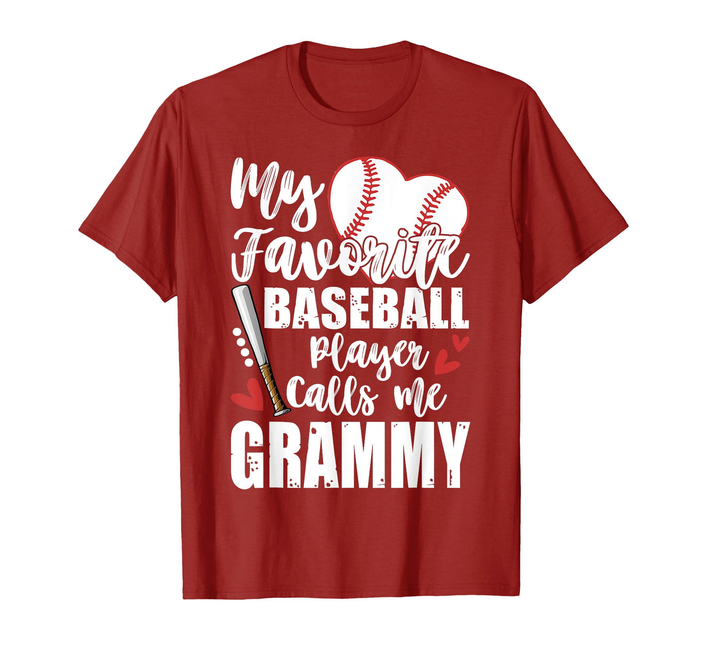 My Favorite Baseball Player Calls Me Grammy Baseball Pride T-Shirt