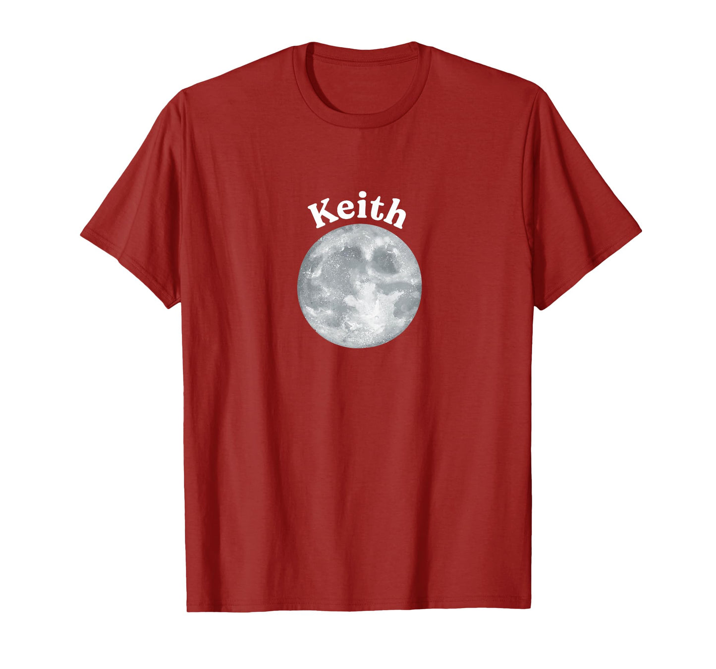 Keith (with a picture of a moon) T-Shirt