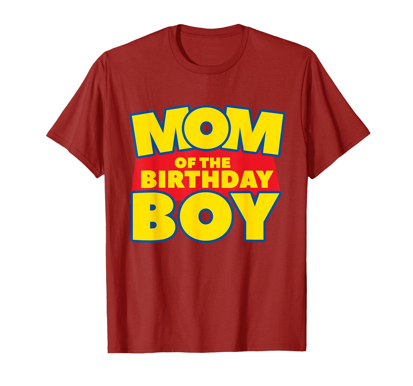 Mom Of The Toy Birthday Boy Funny Story Theme B-day T-Shirt