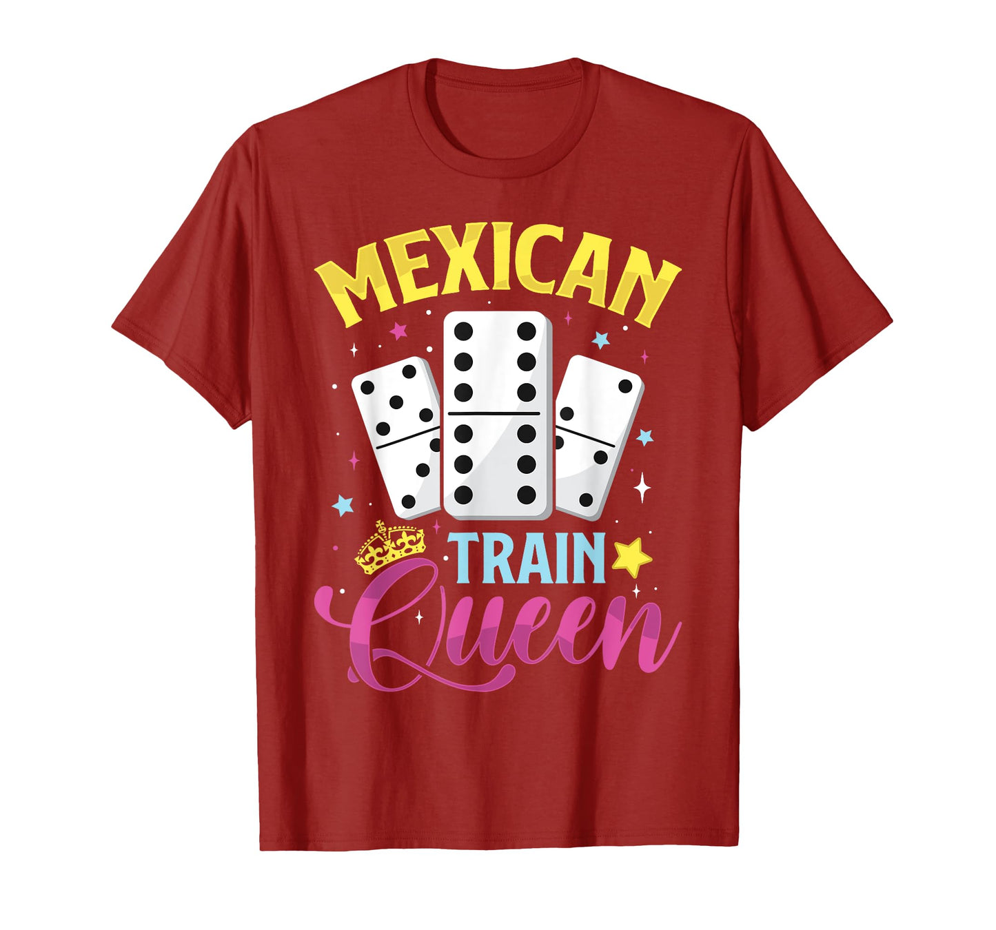 Mexican Train Master Domino Player Dominoes Lover Tile Game T-Shirt
