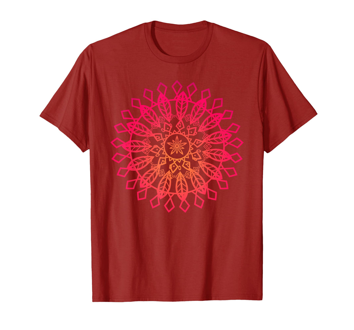 Sacred Geometry Mandala Design Art Lover Spiritual Graphic T-Shirt