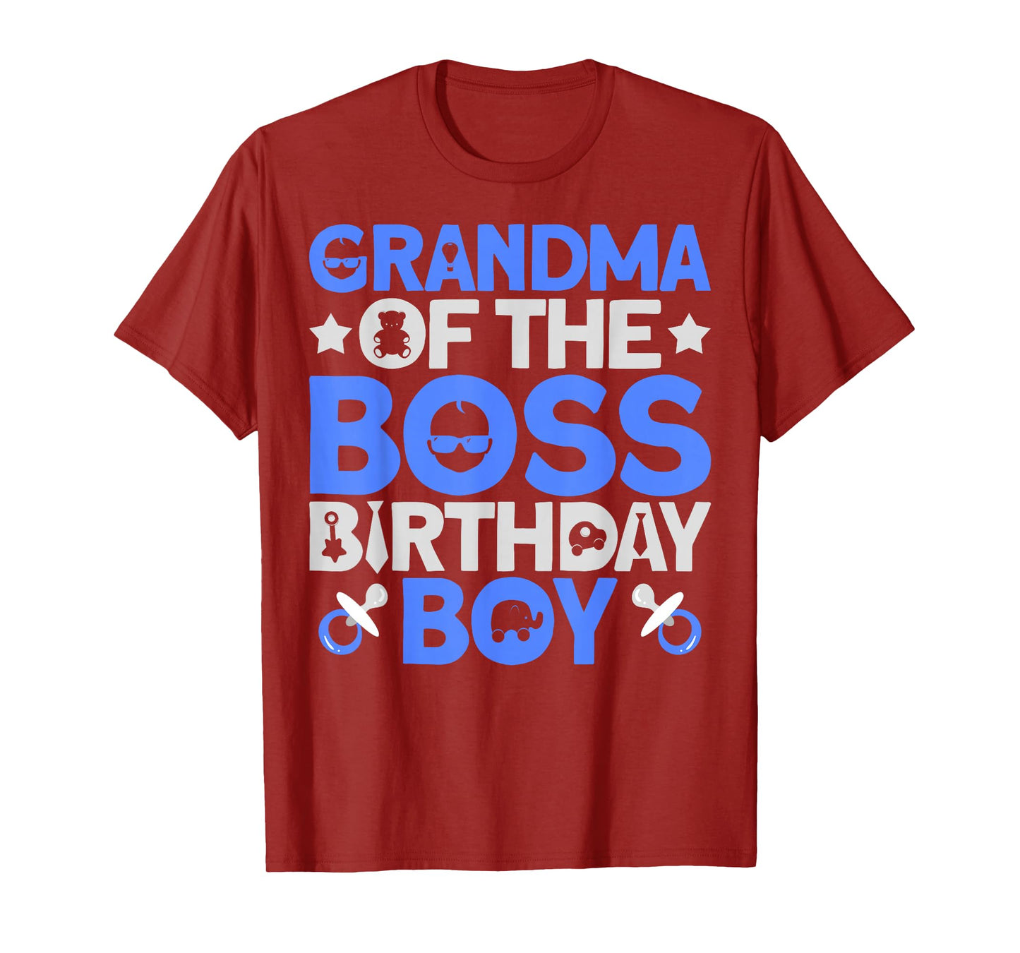 Grandma Of The Boss Birthday Party Outfit Like A Boss T-Shirt